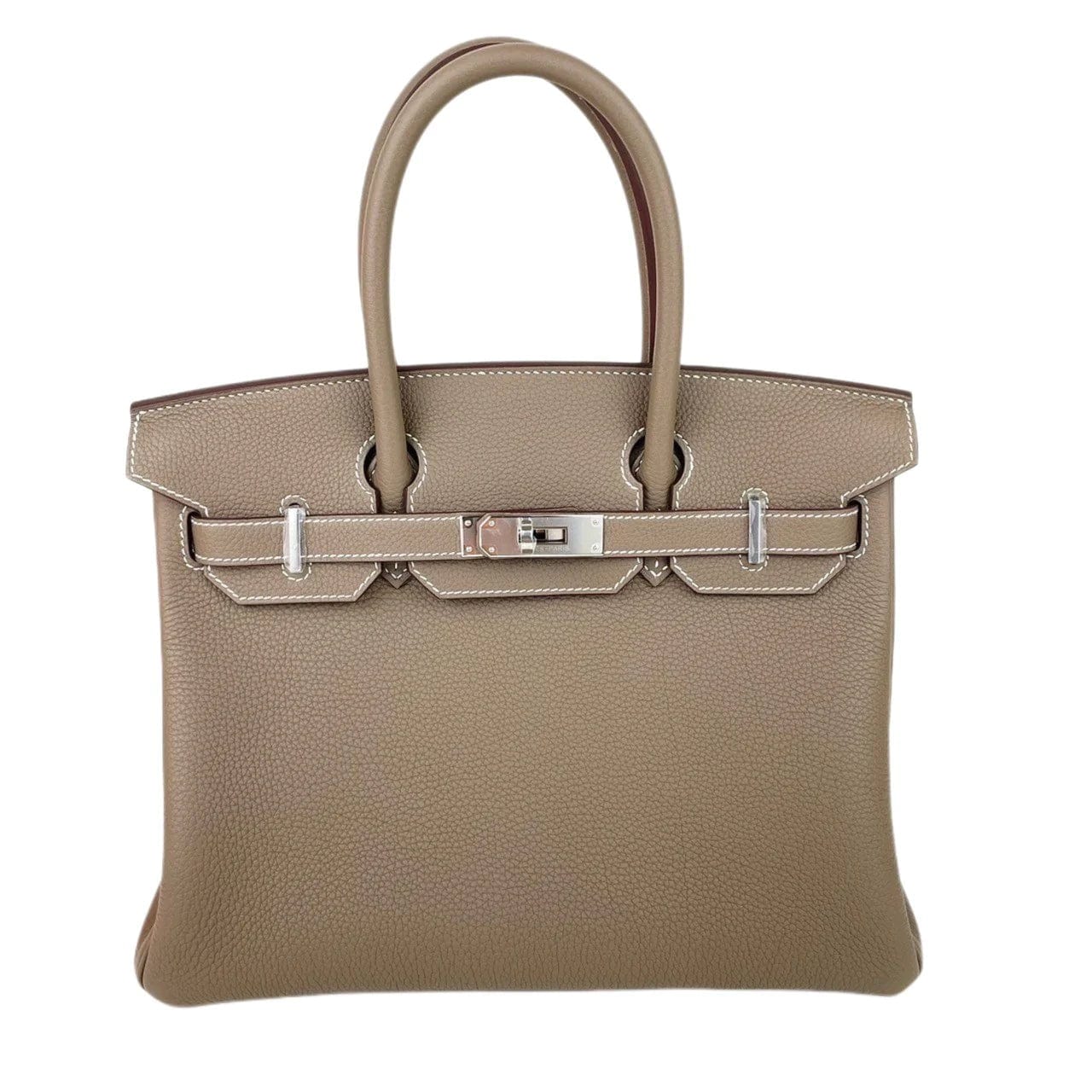 Hermès Hermès Birkin 30 Etoupe Togo PHW #B SKCB-092820