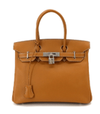 Hermès Hermès Birkin 30 Gold Courchevel PHW #L 90222207