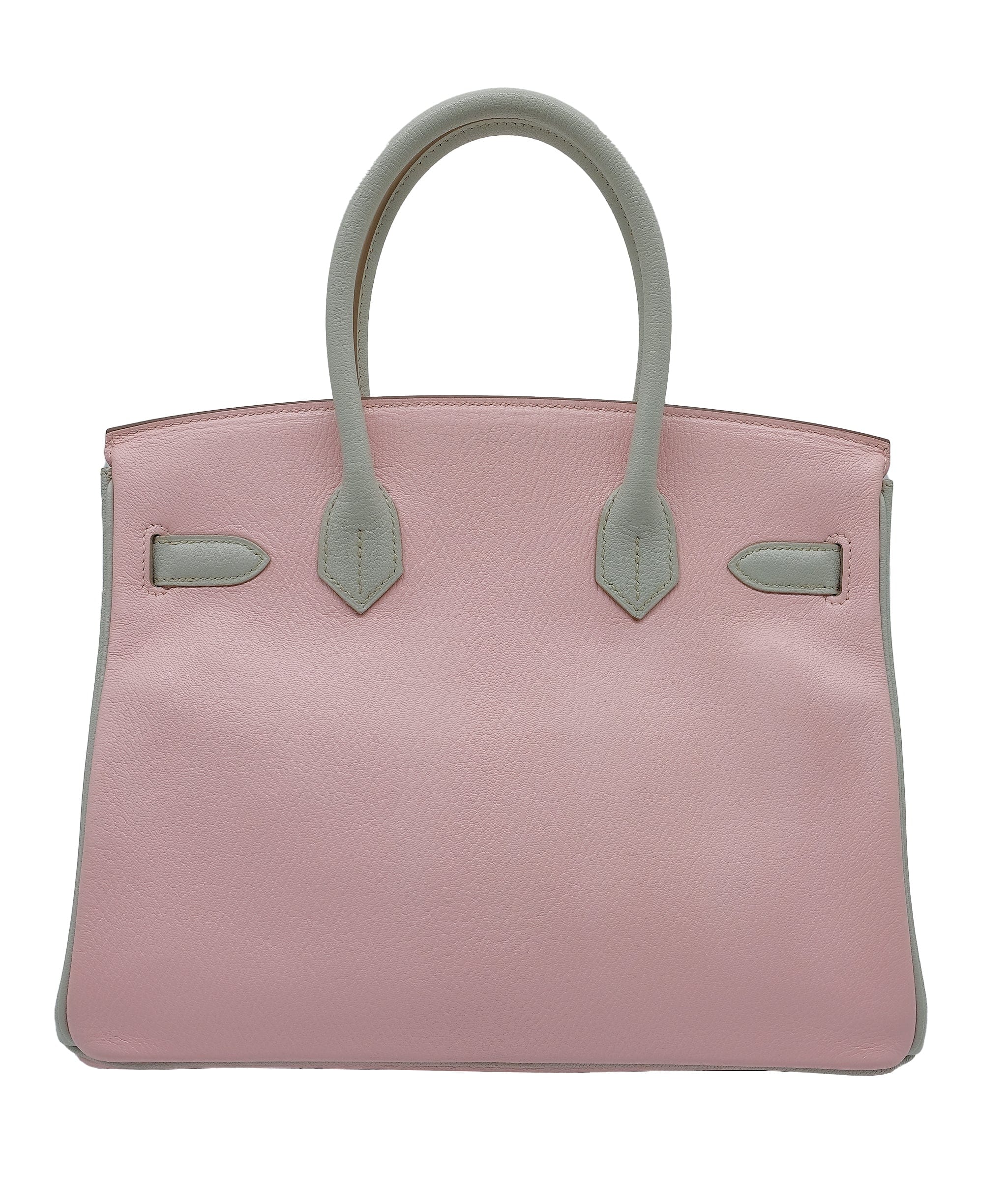 Hermès Hermes Birkin 30 HSS Rose Sakura / Gris Perle Chevre Brushed GHW #T SKC1710