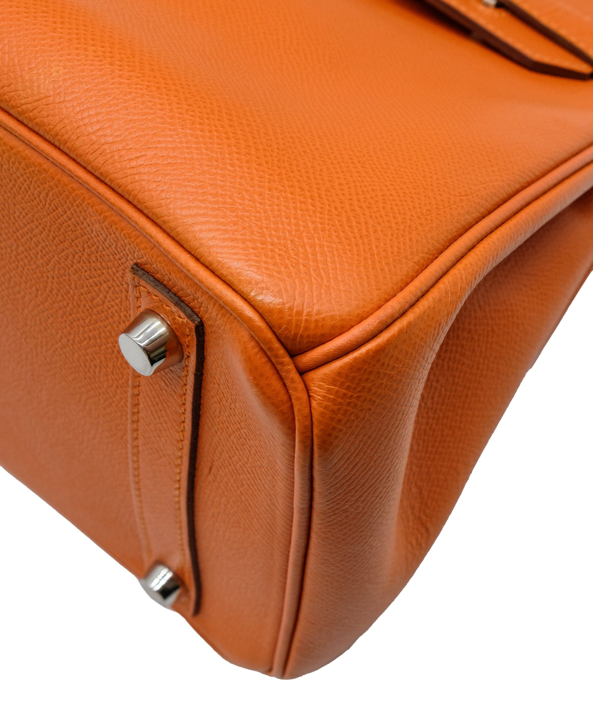 Hermès Hermes Birkin 30 Orange Epsom PHQ Q stamp 2013  DXBS0069