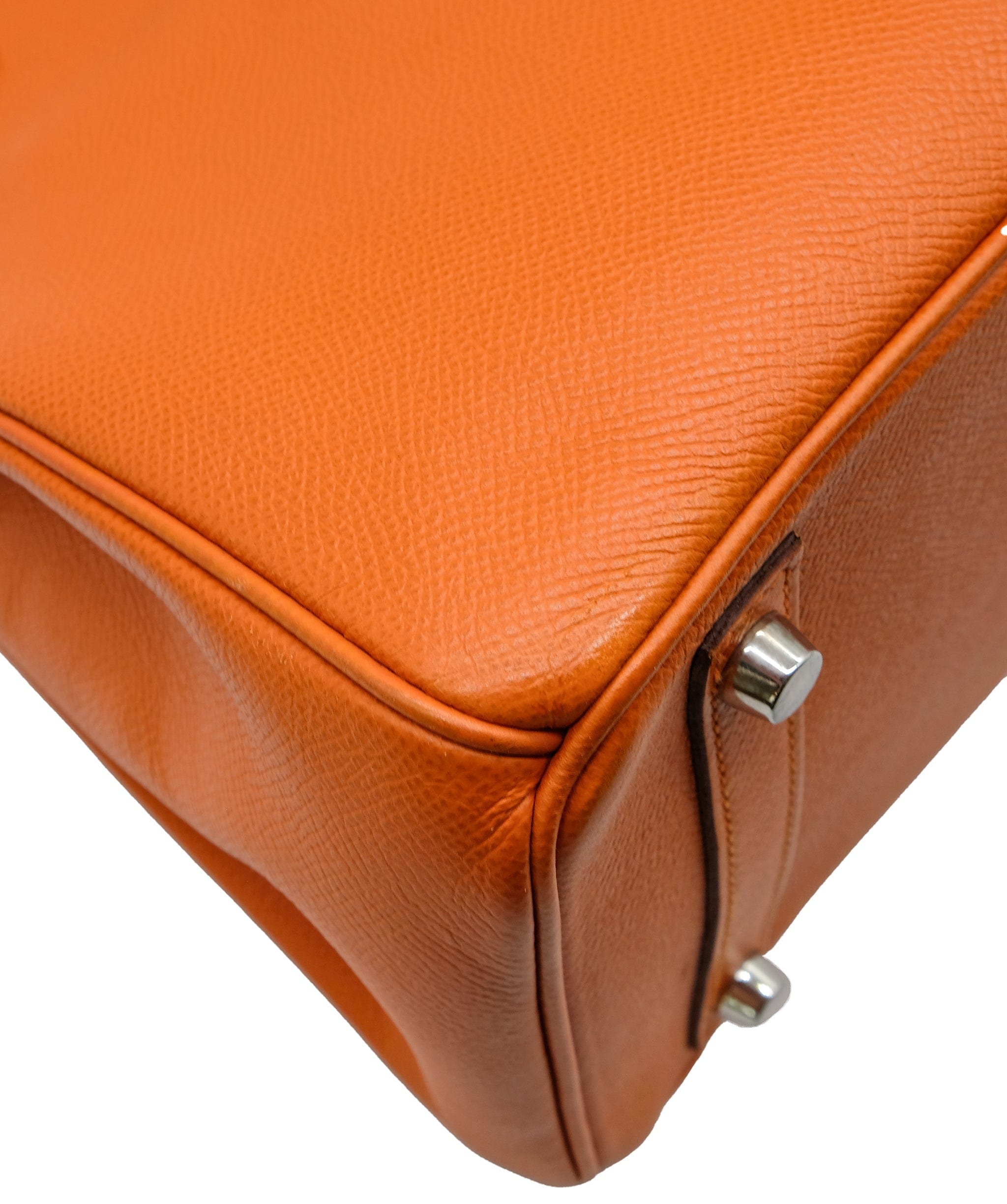 Hermès Hermes Birkin 30 Orange Epsom PHQ Q stamp 2013  DXBS0069