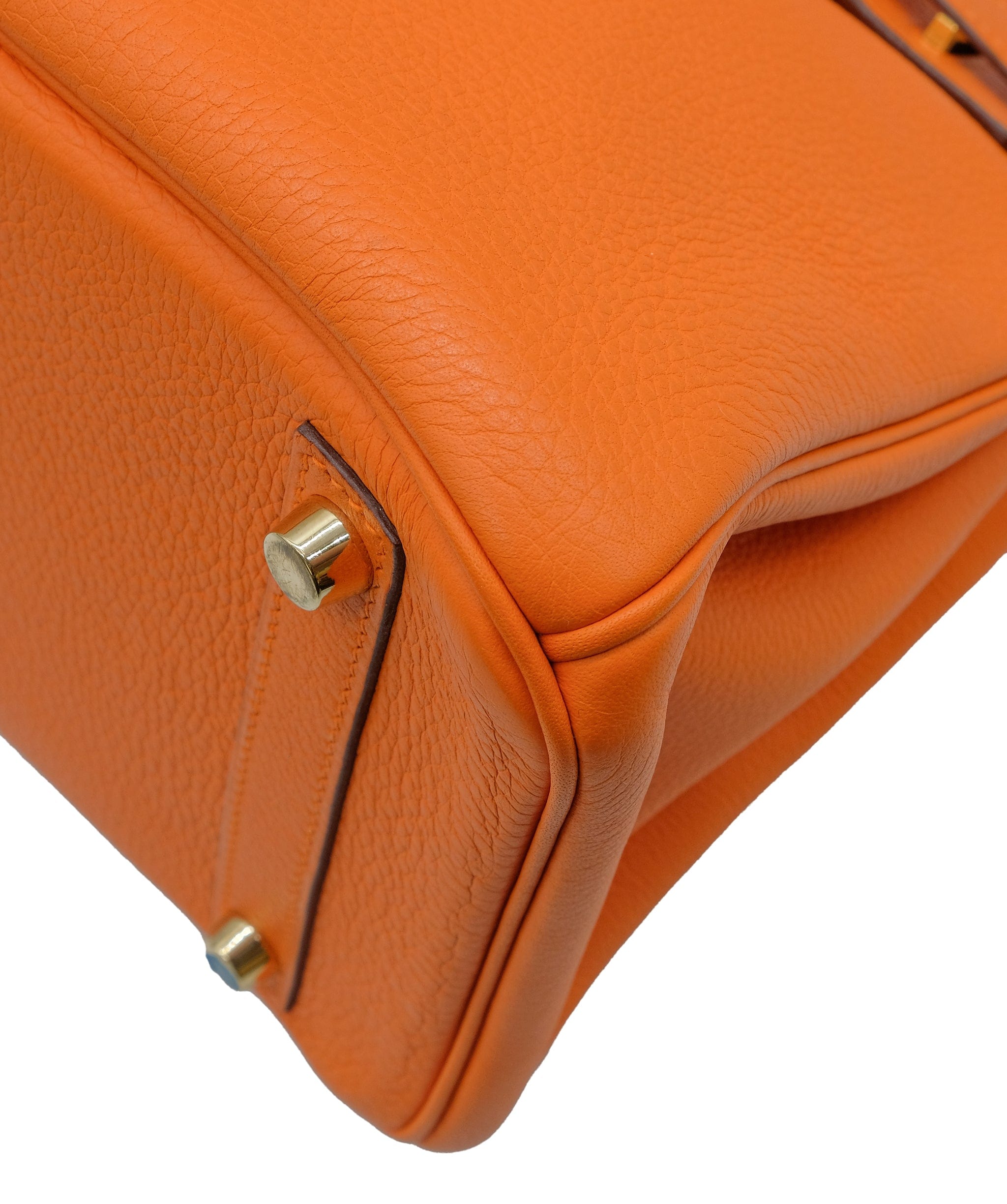 Hermès HERMES BIRKIN 30 ORANGE TOGO HAND BAG ▢J DXBS0453