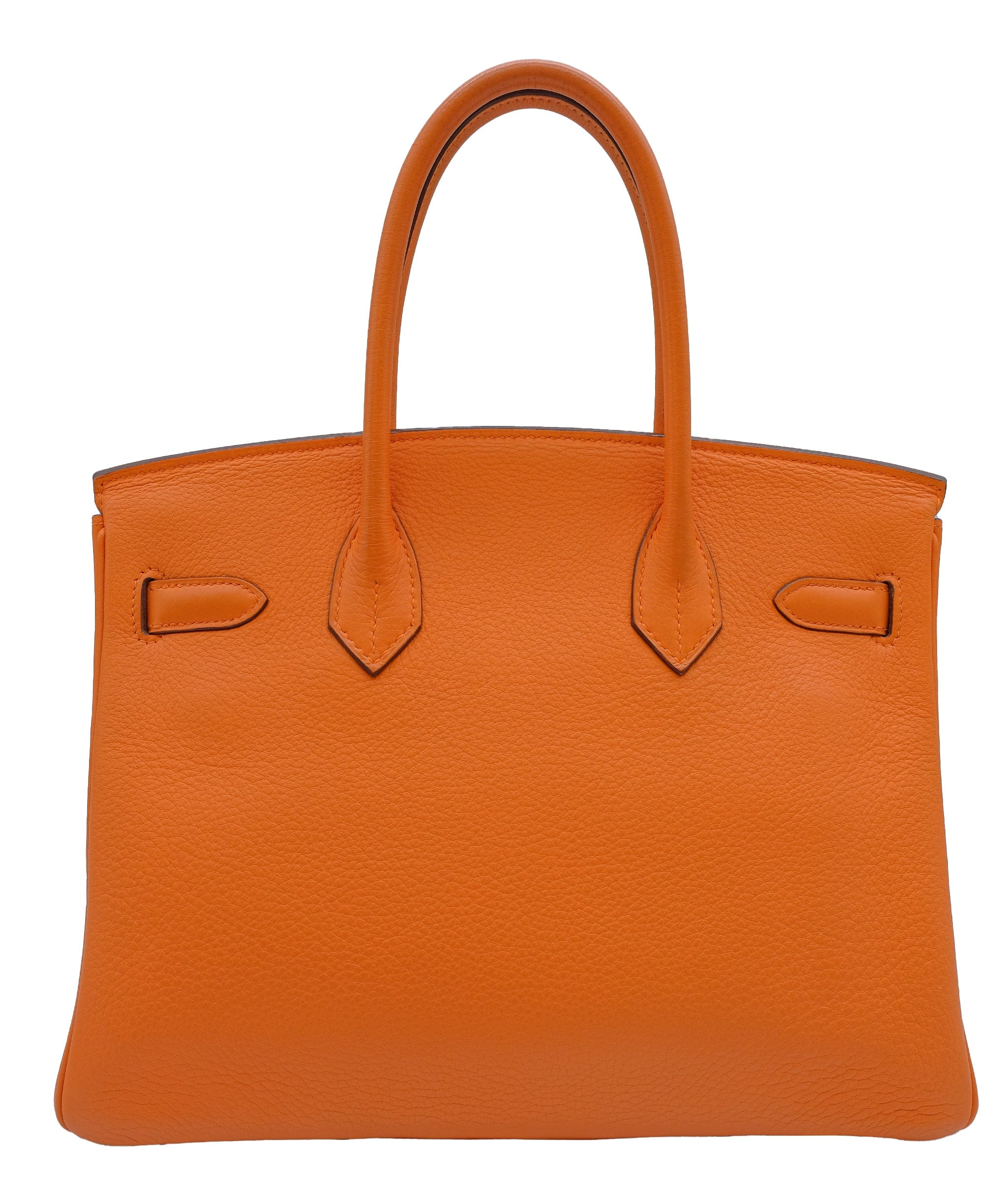 Hermès HERMES BIRKIN 30 ORANGE TOGO HAND BAG ▢J DXBS0453