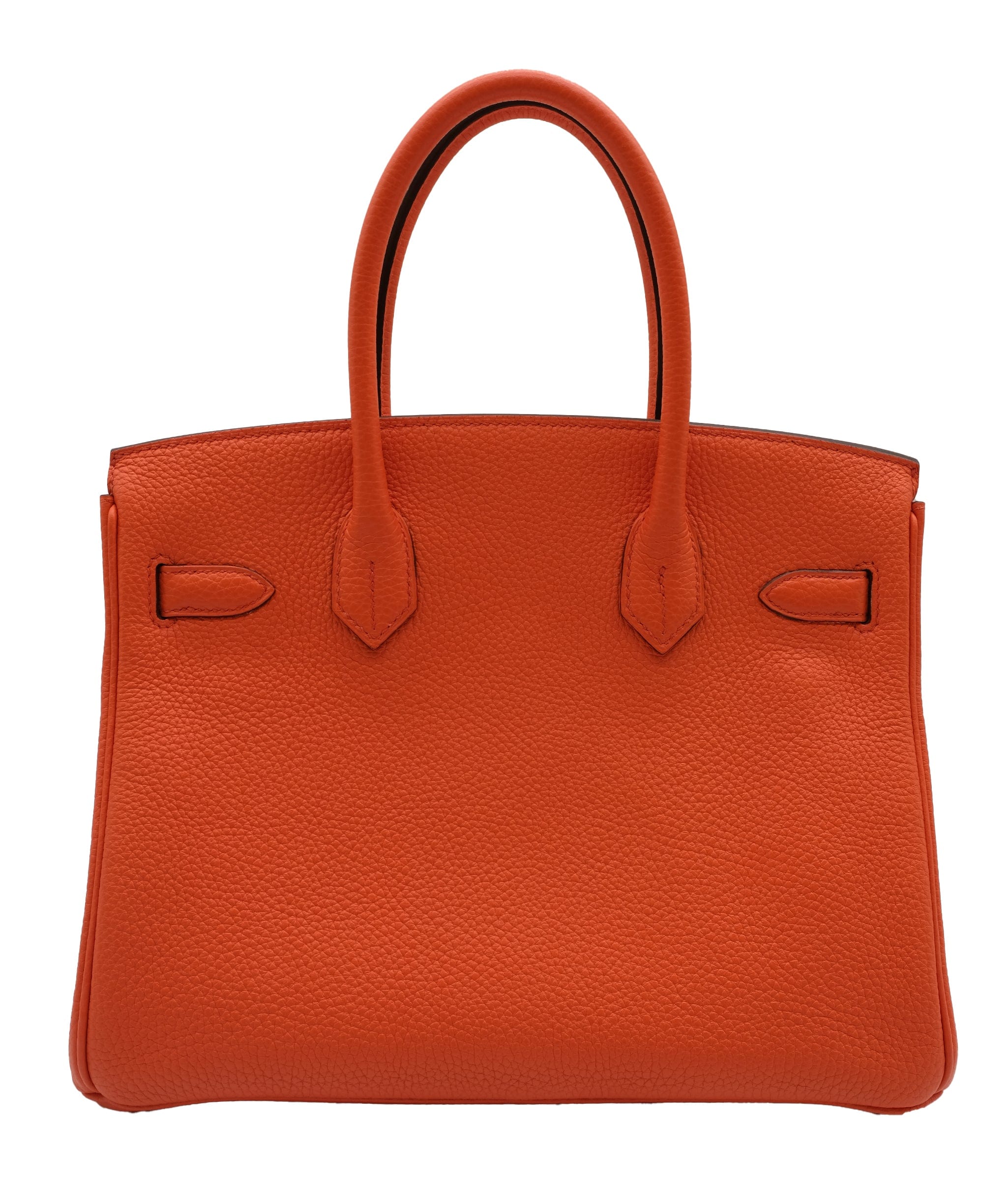 Hermès Hermes Birkin 30 Orange Togo PHW #X DXBS0095