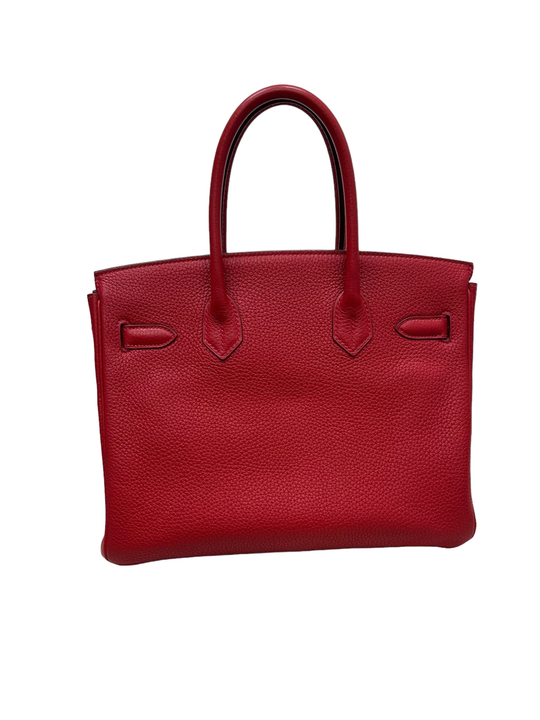 Hermès Hermès Birkin 30 Rouge Casaque Togo PHW #T SKC1708