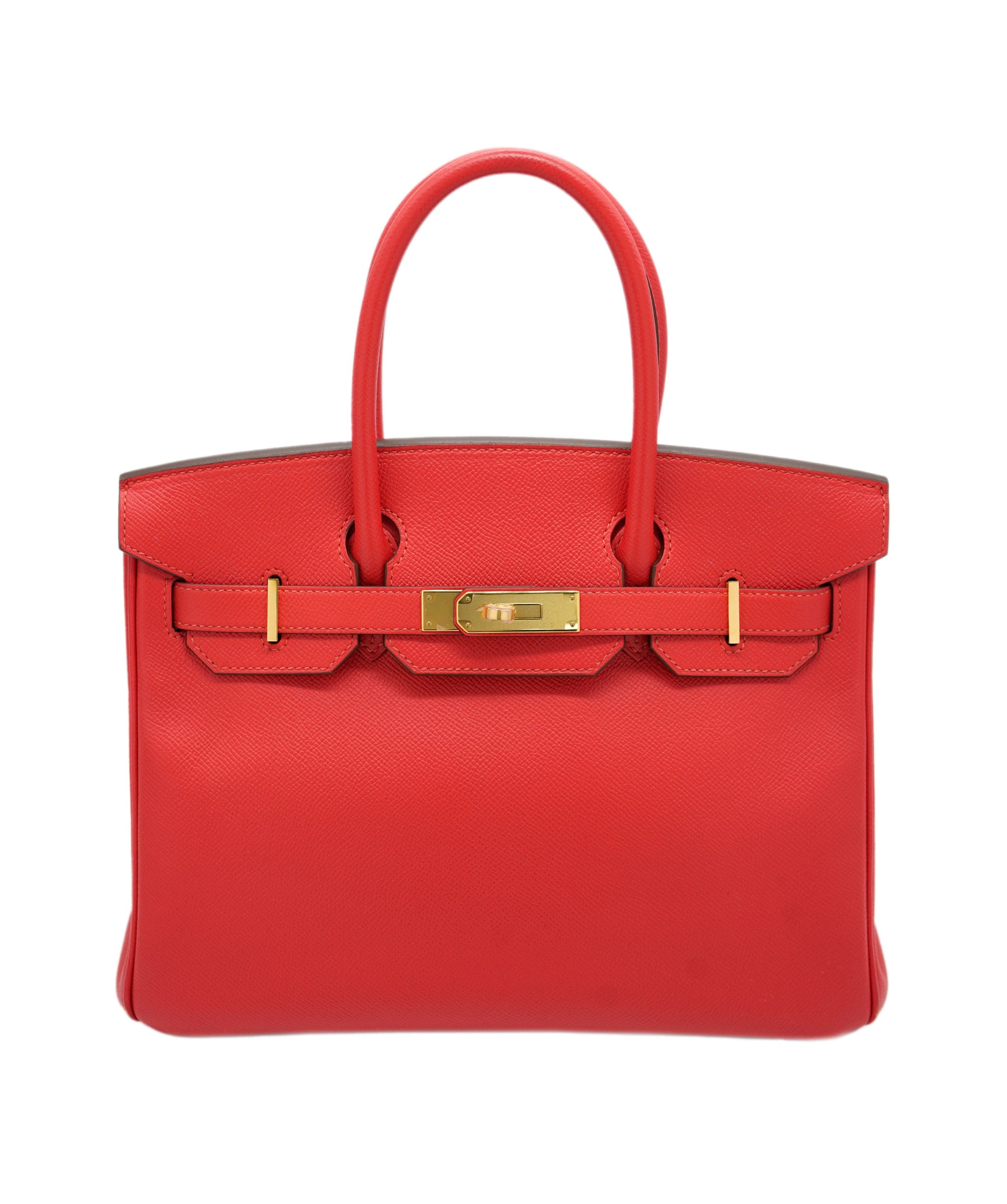 Hermès Hermes Birkin 30 Rouge Tomate Epsom GHW #A SKL1259