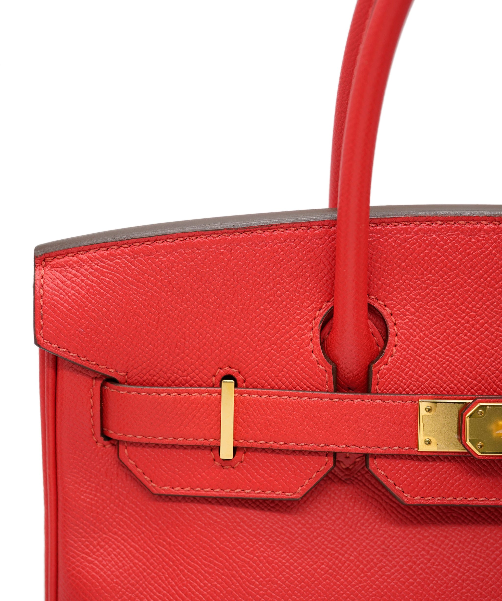 Hermès Hermes Birkin 30 Rouge Tomate Epsom GHW #A SKL1259