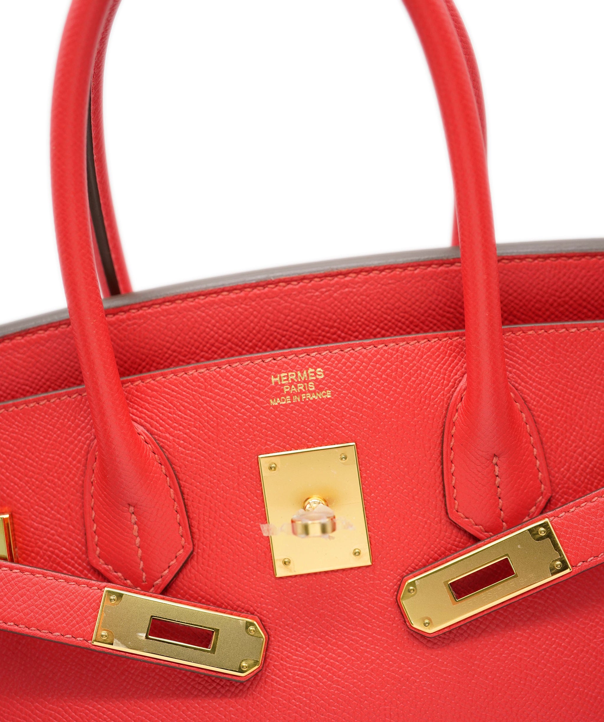 Hermès Hermes Birkin 30 Rouge Tomate Epsom GHW #A SKL1259