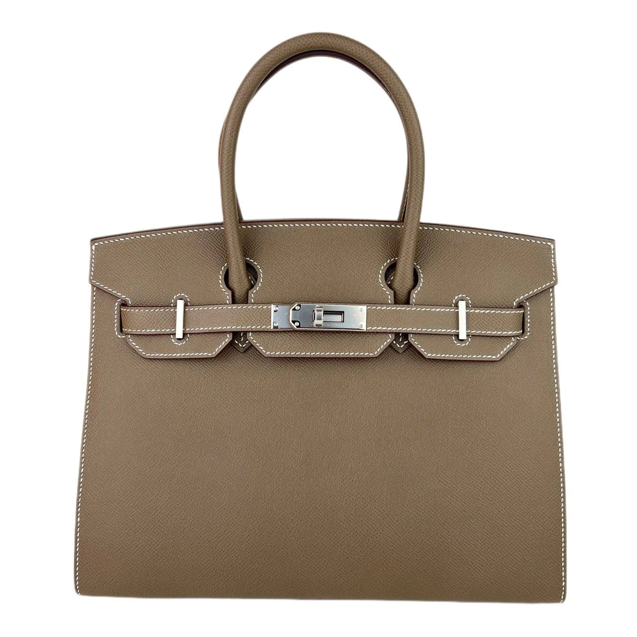 Hermès Hermès Birkin 30 Sellier Etoupe Epsom PHW #B SKCB-091230