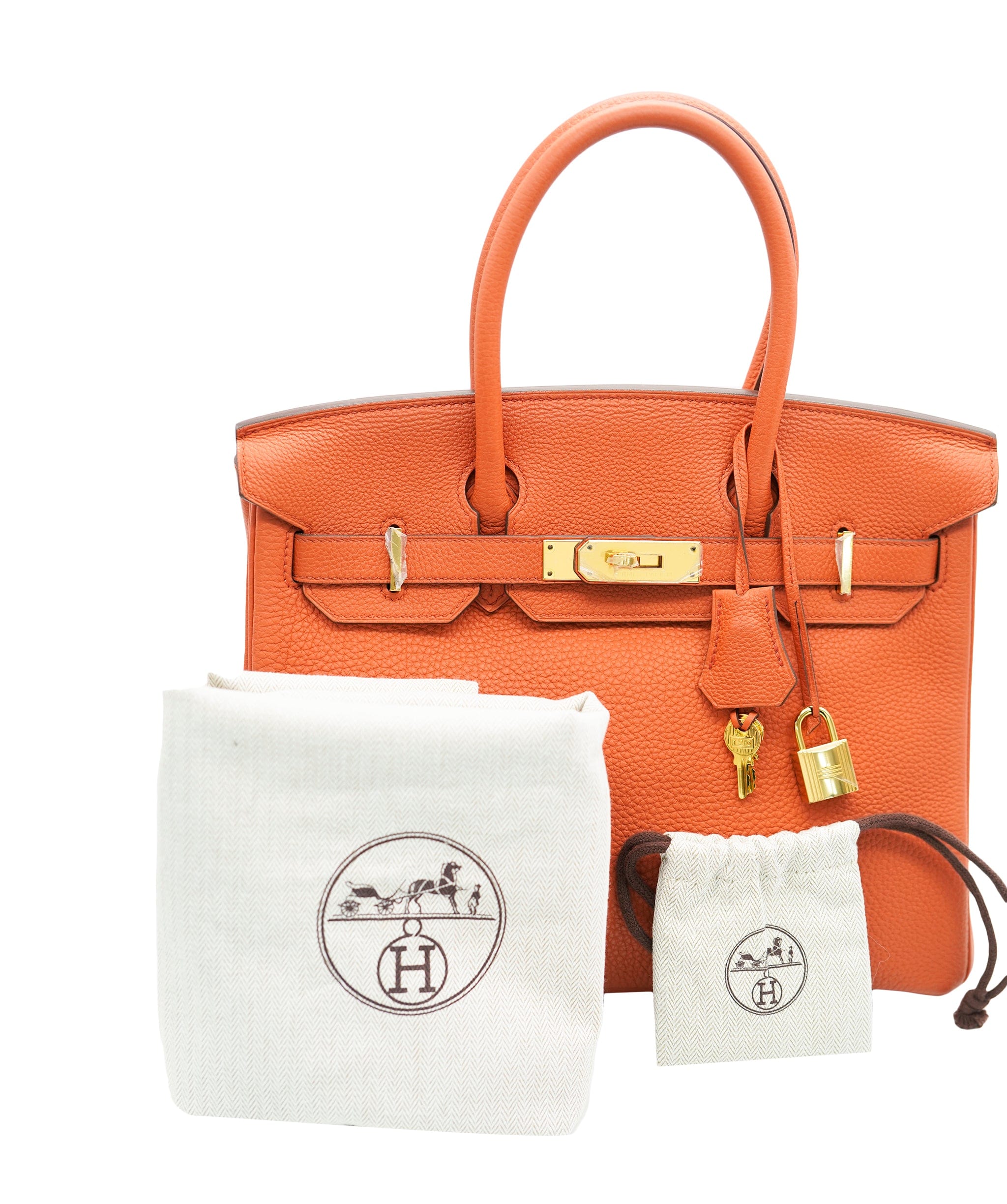 Hermès Hermes Birkin 30 togo Cuivre GHW  AVC2132