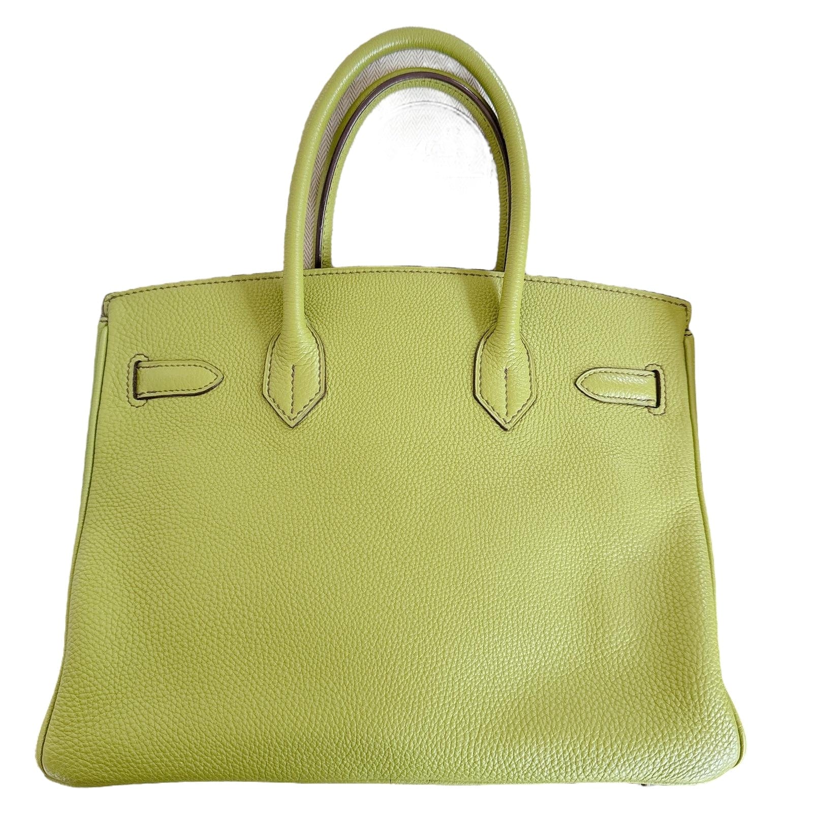 Hermès Hermes Birkin 30 Vert Anis Togo PHW #J SKL1710