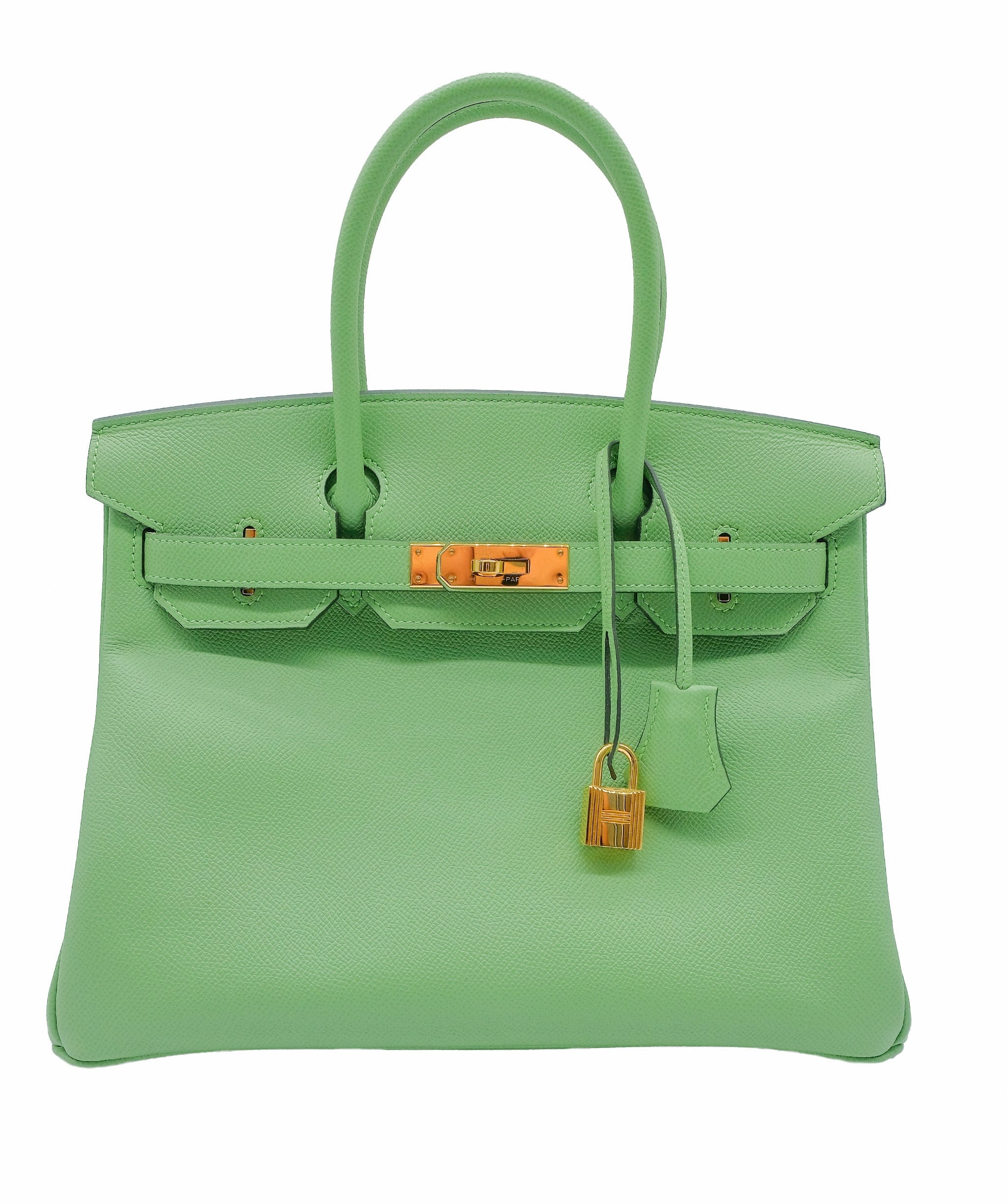 Hermès Hermes Birkin 30 Vert Criquet GHW