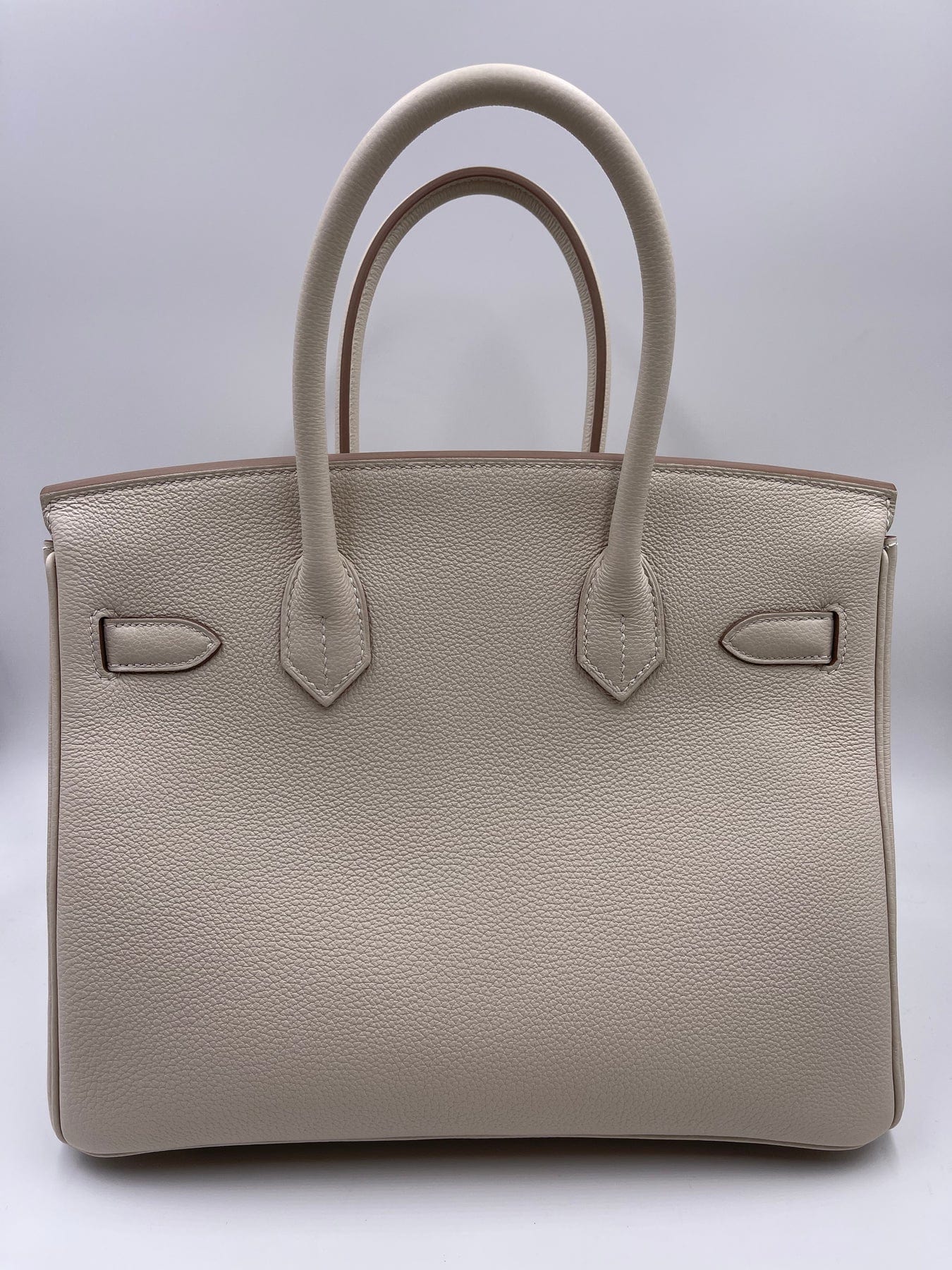 Hermès HERMÈS BIRKIN 30CM CRAIE Togo Leather with Rose Gold Hardware