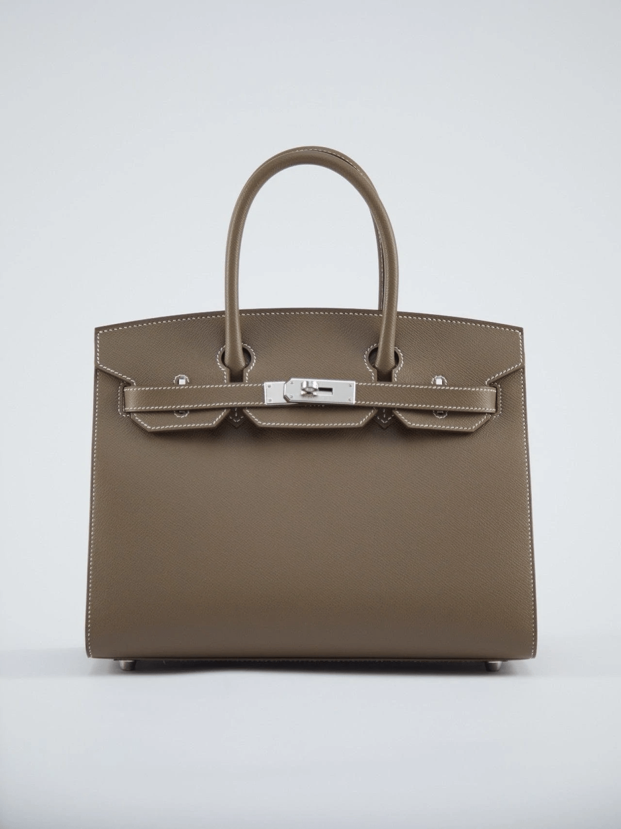 Hermès HERMÈS BIRKIN 30CM ETOUPE Epsom Leather with Palladium Hardware