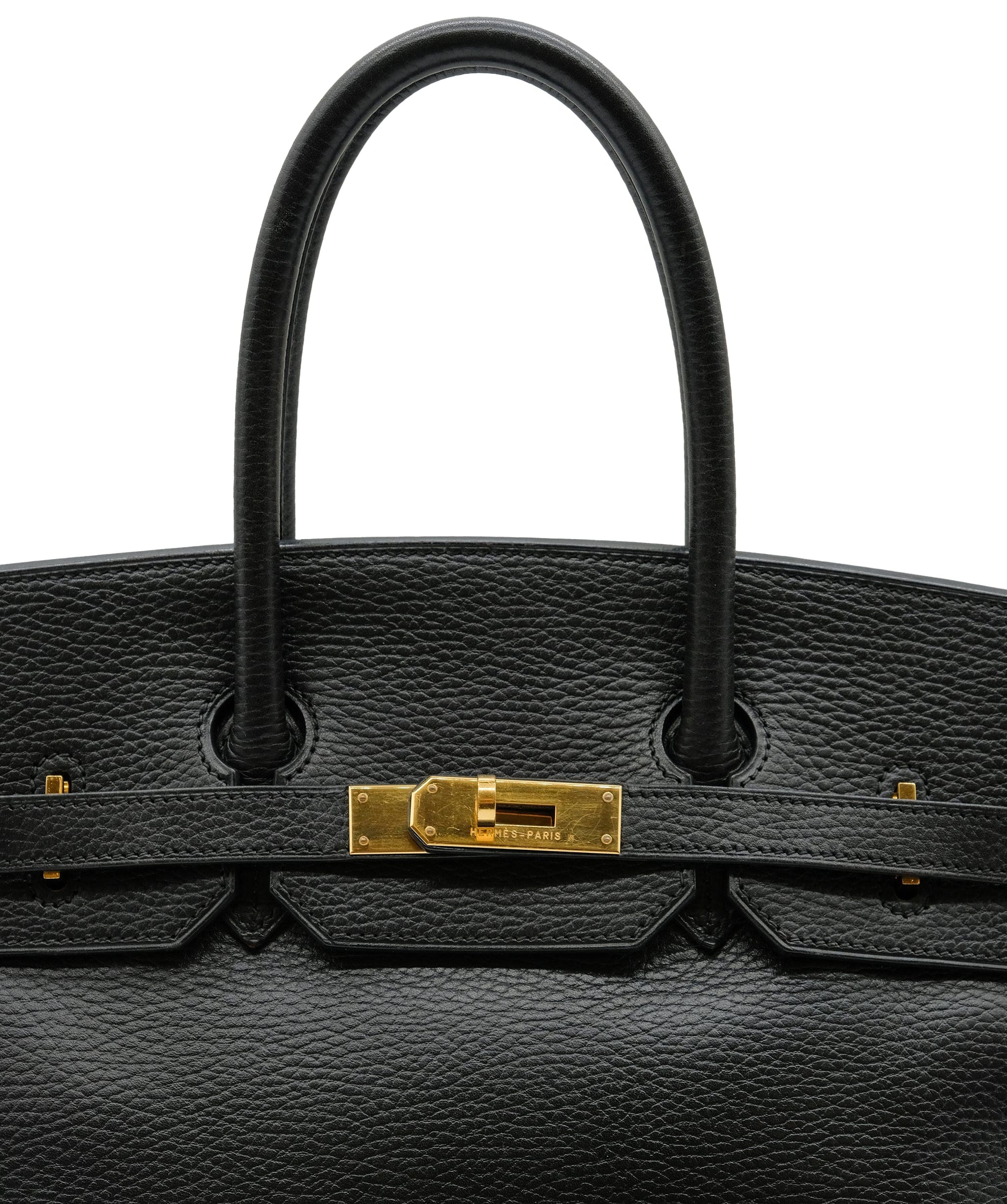 Hermès Hermes Birkin 35 Ardennes Black Hand Bag DXBS0088