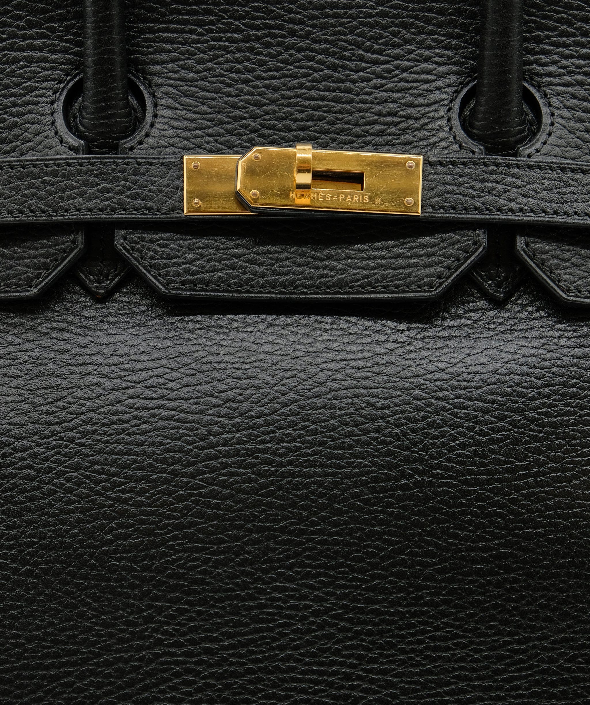 Hermès Hermes Birkin 35 Ardennes Black Hand Bag DXBS0088