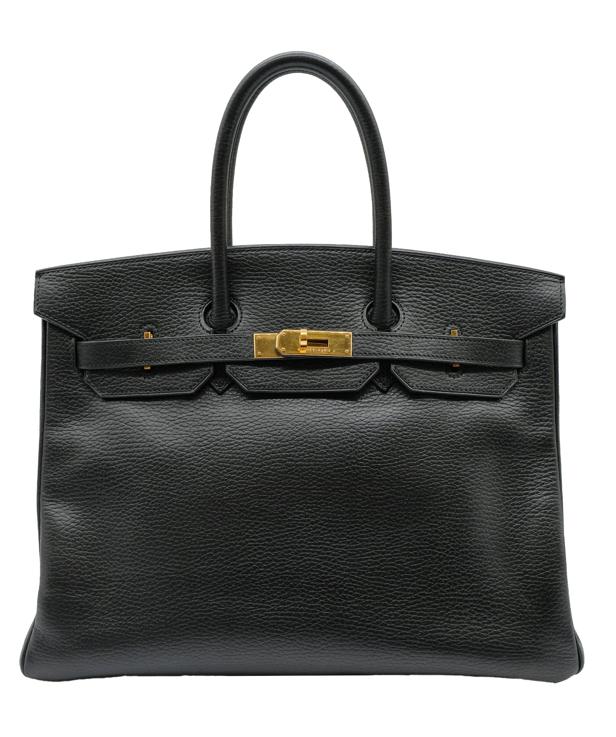 Hermès Hermes Birkin 35 Ardennes Black Hand Bag DXBS0088