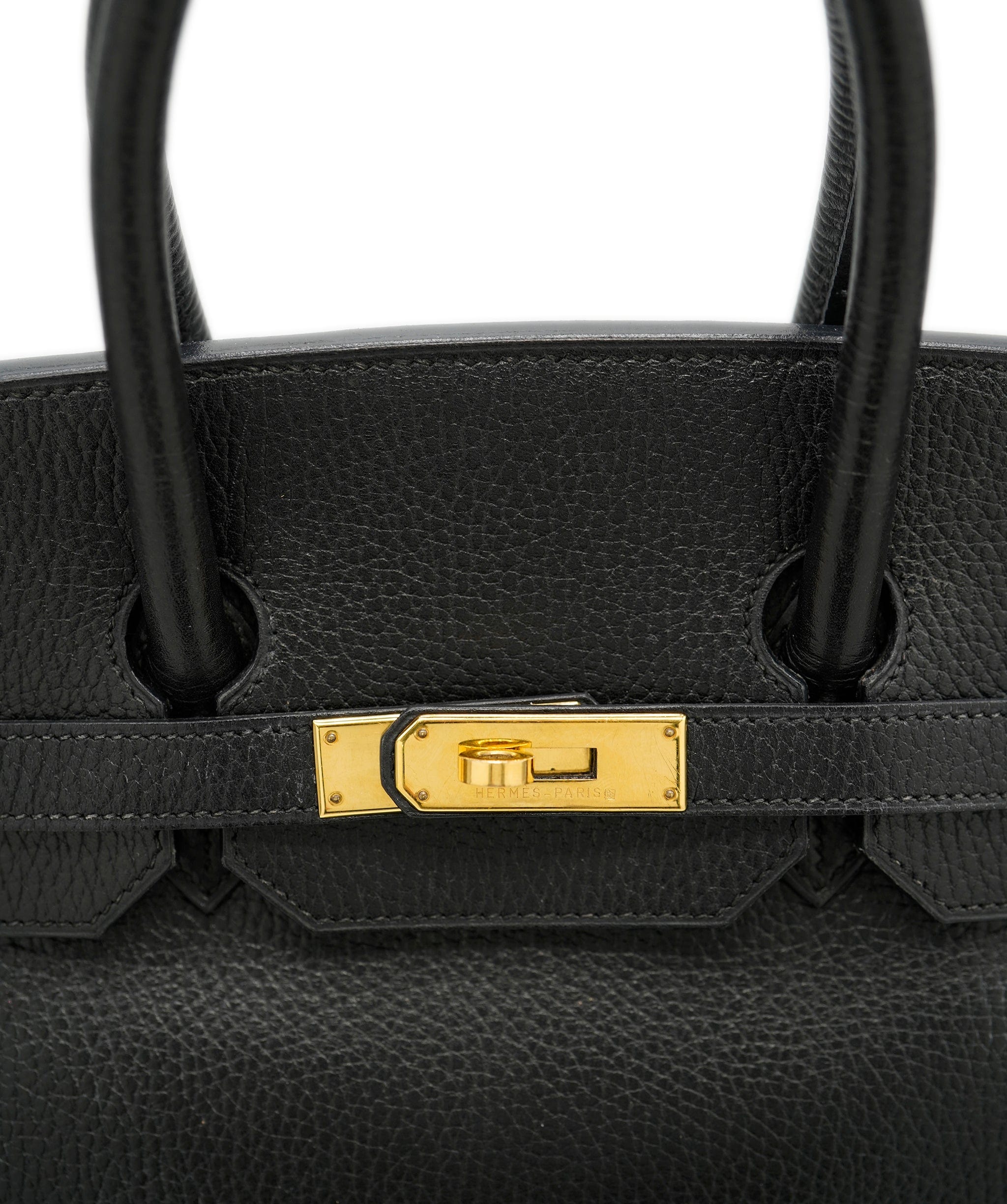 Hermès Hermes Birkin 35 Black Ardennes ASC1850