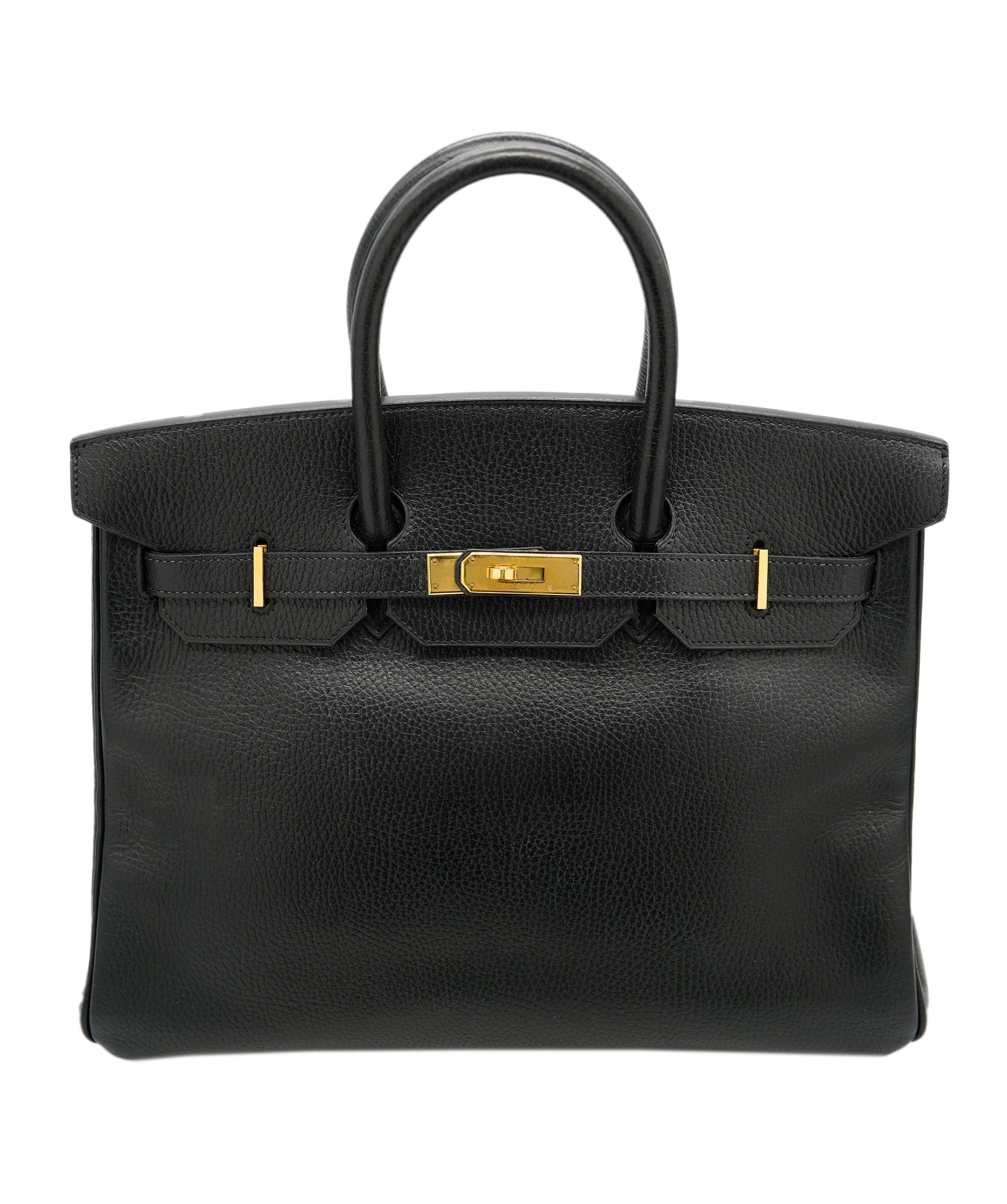 Hermès Hermes Birkin 35 Black Ardennes ASC1850