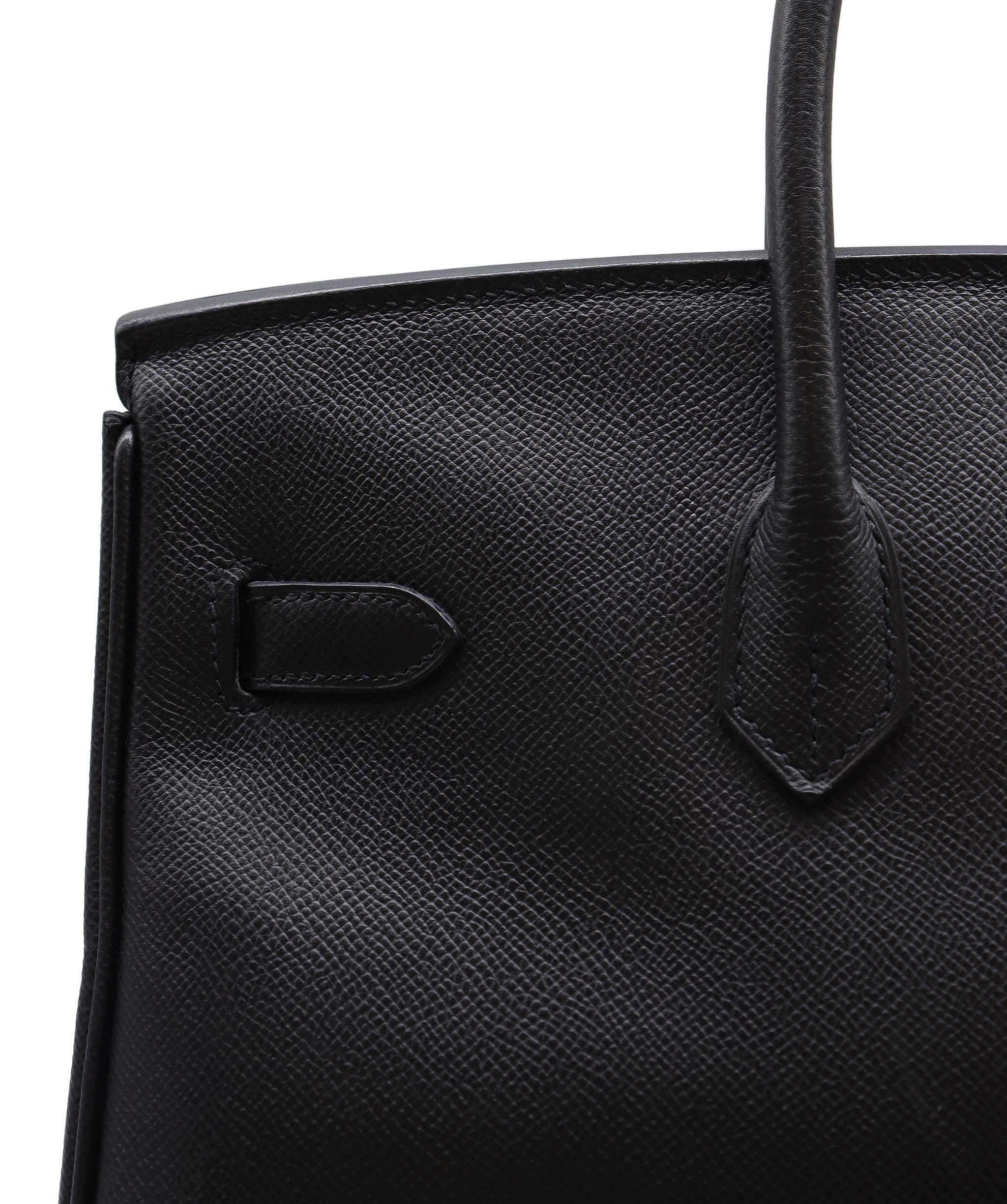 Hermès Hermes Birkin 35 Black Epsom GHW #L DXBS0112