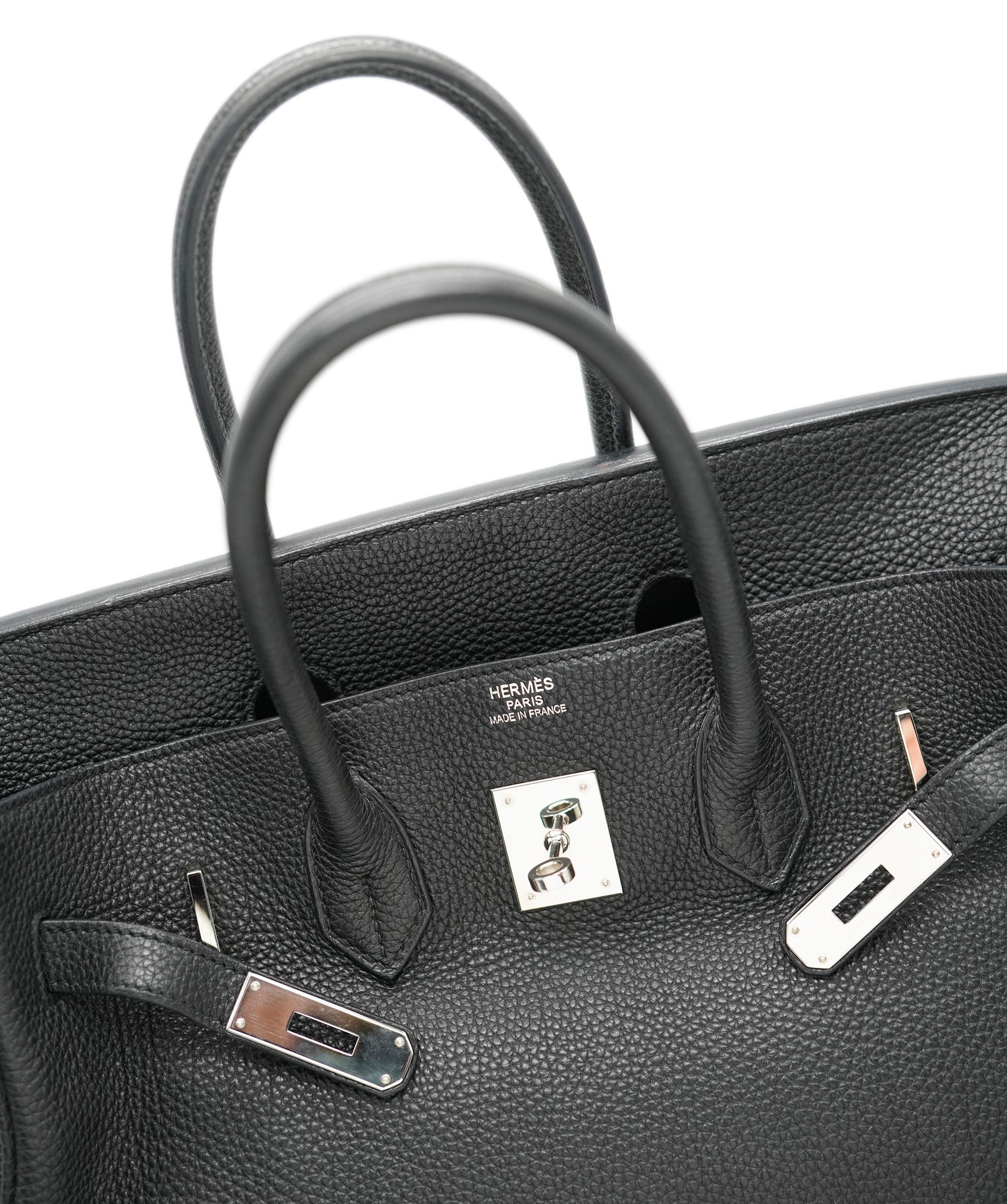 Hermès Hermès Birkin 35 Black Togo PHW #O ASL10541