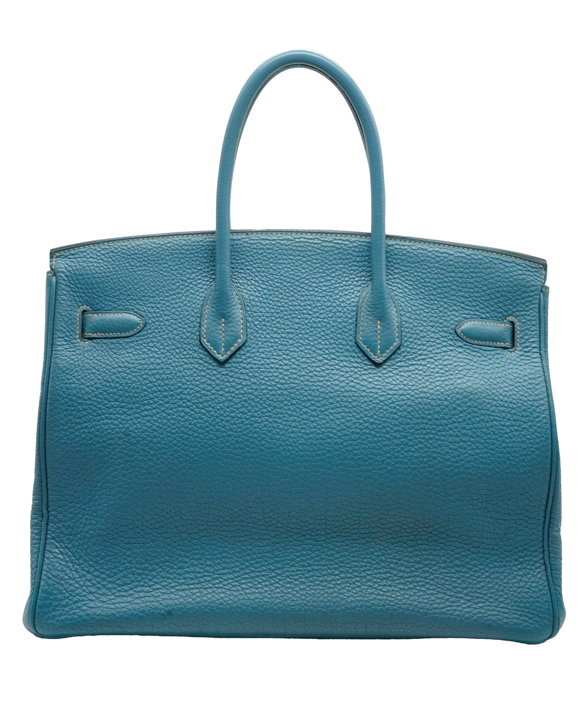 Hermès Hermes Birkin 35 Blue Jean PHW - ASC5035