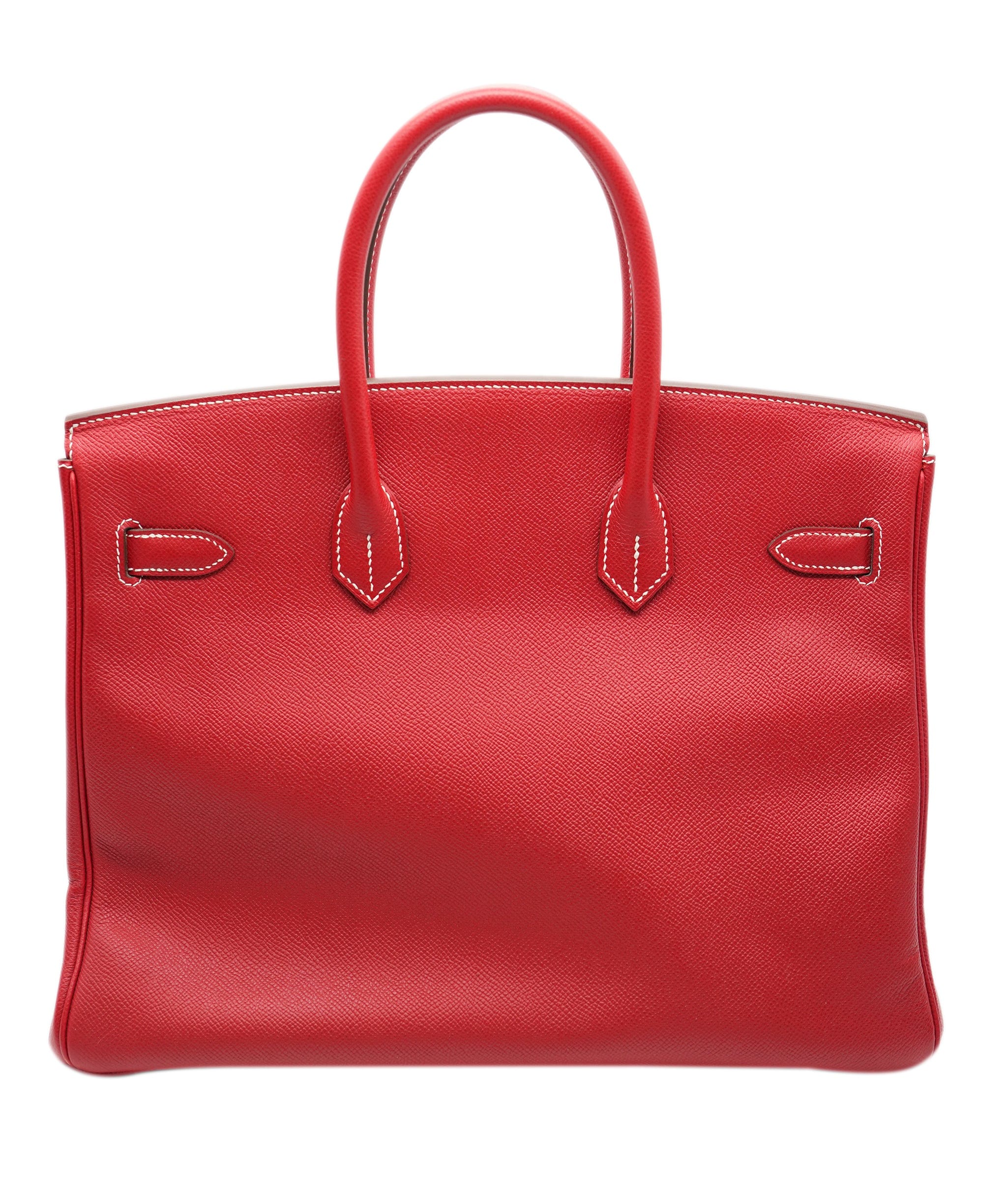 Hermès Hermes Birkin 35 Candy Rouge Casque/ Blue Thalassa  ALC0882