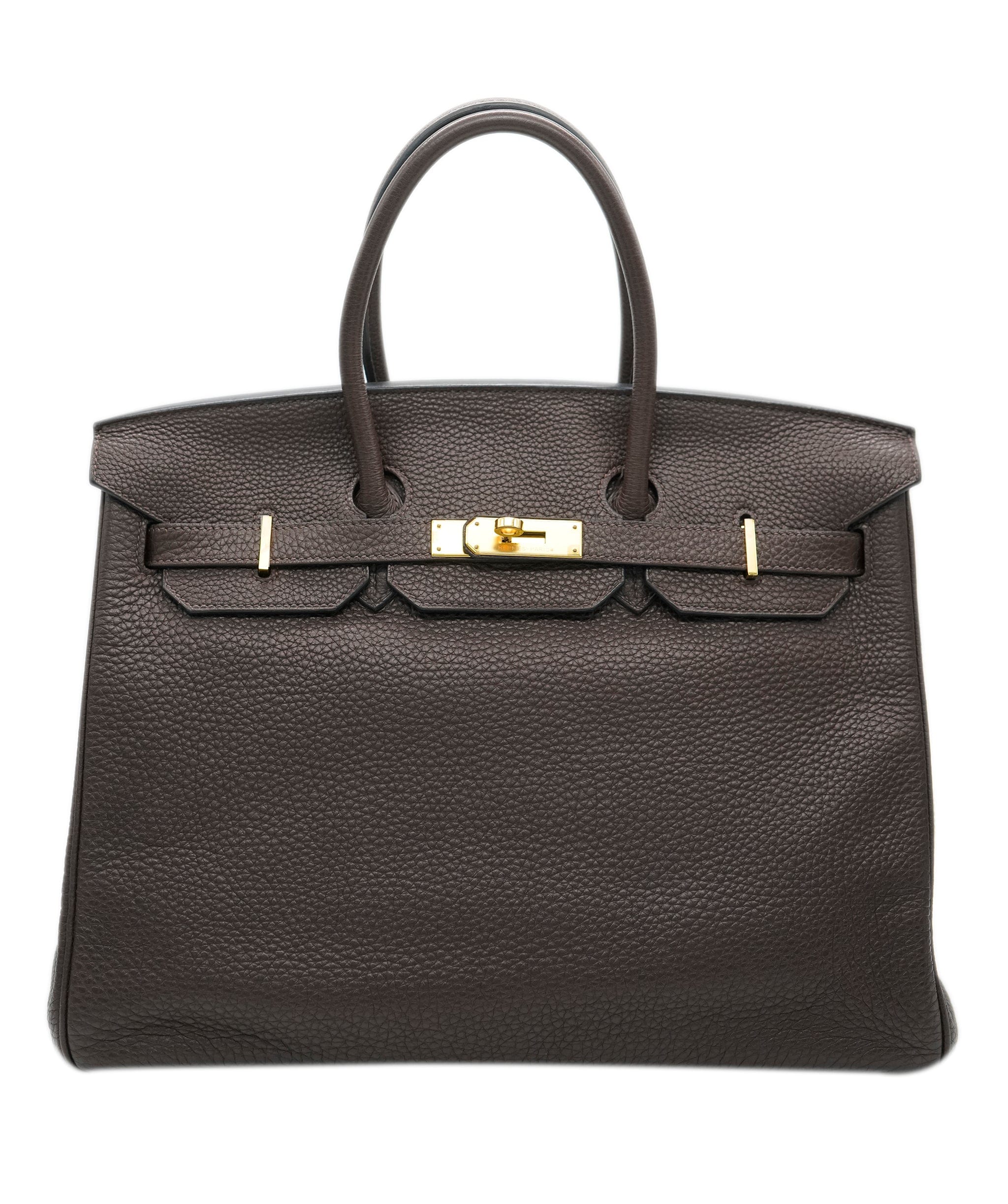 Hermès Hermes Birkin 35 Chocolate in Togo Leather With Gold Hardware ALC1661