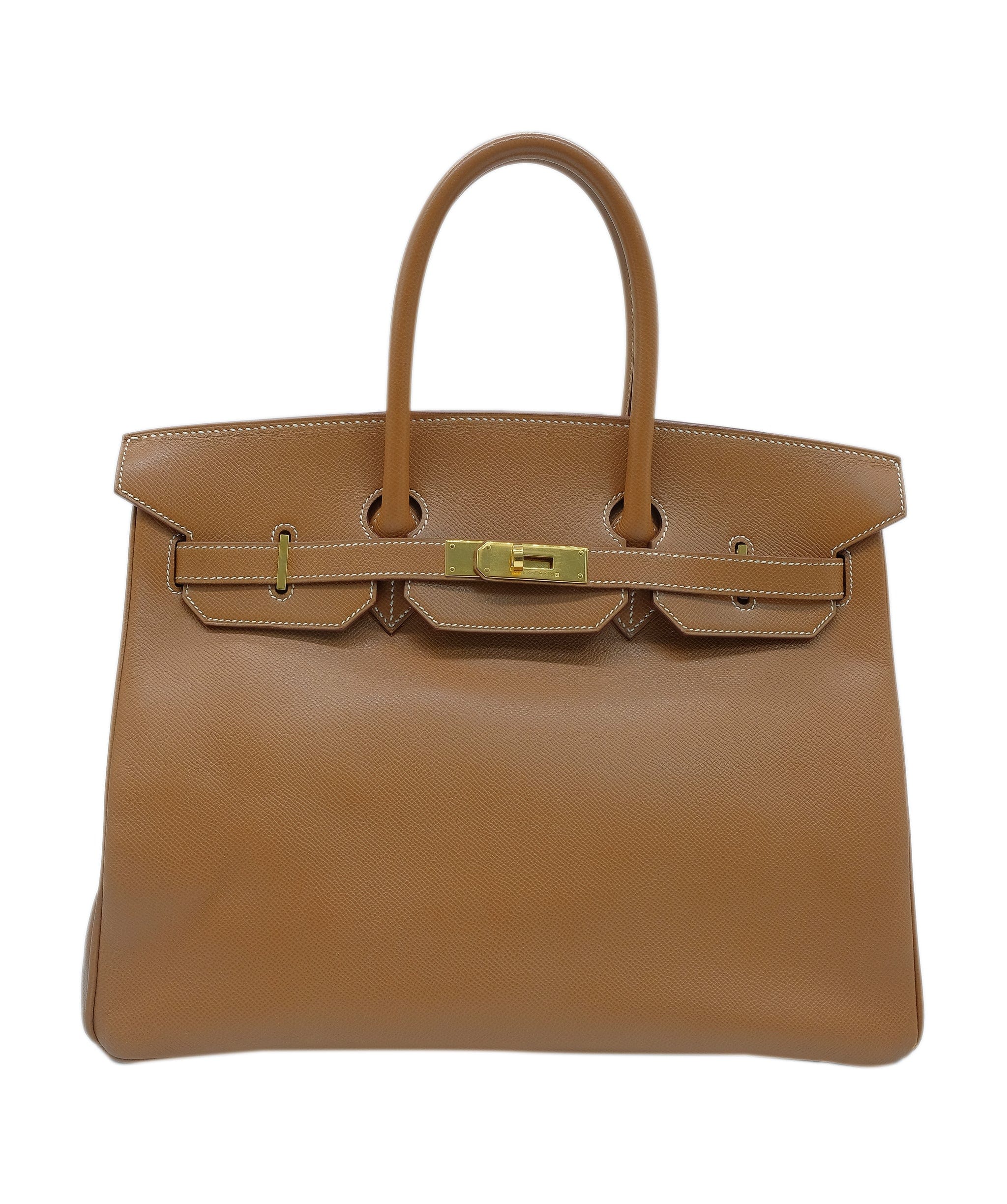 Hermès Hermes Birkin 35 Courchevel Gold GHW ASL8471