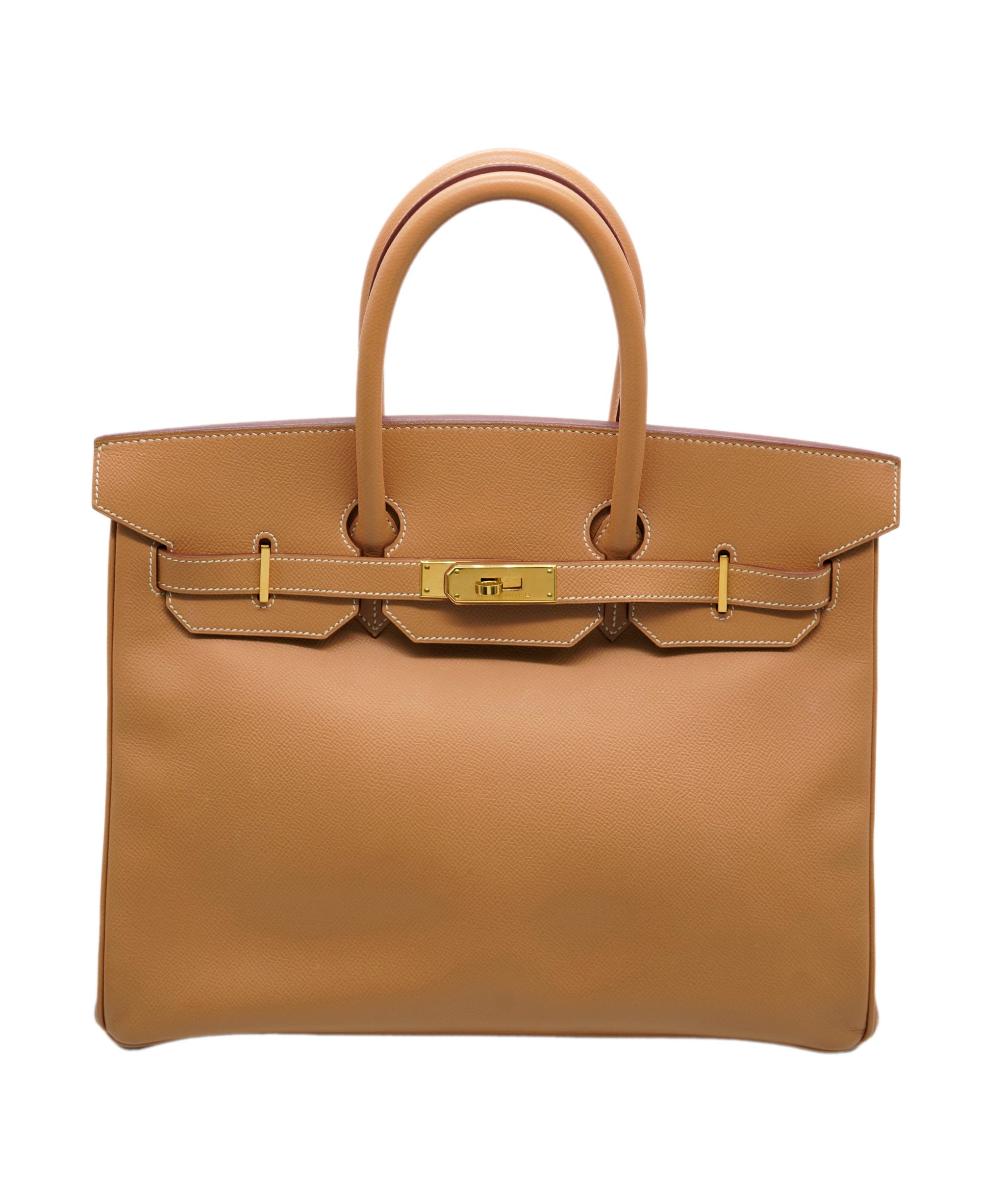 Hermès Hermes Birkin 35 Cushbel Epson natural C carved RJL1937