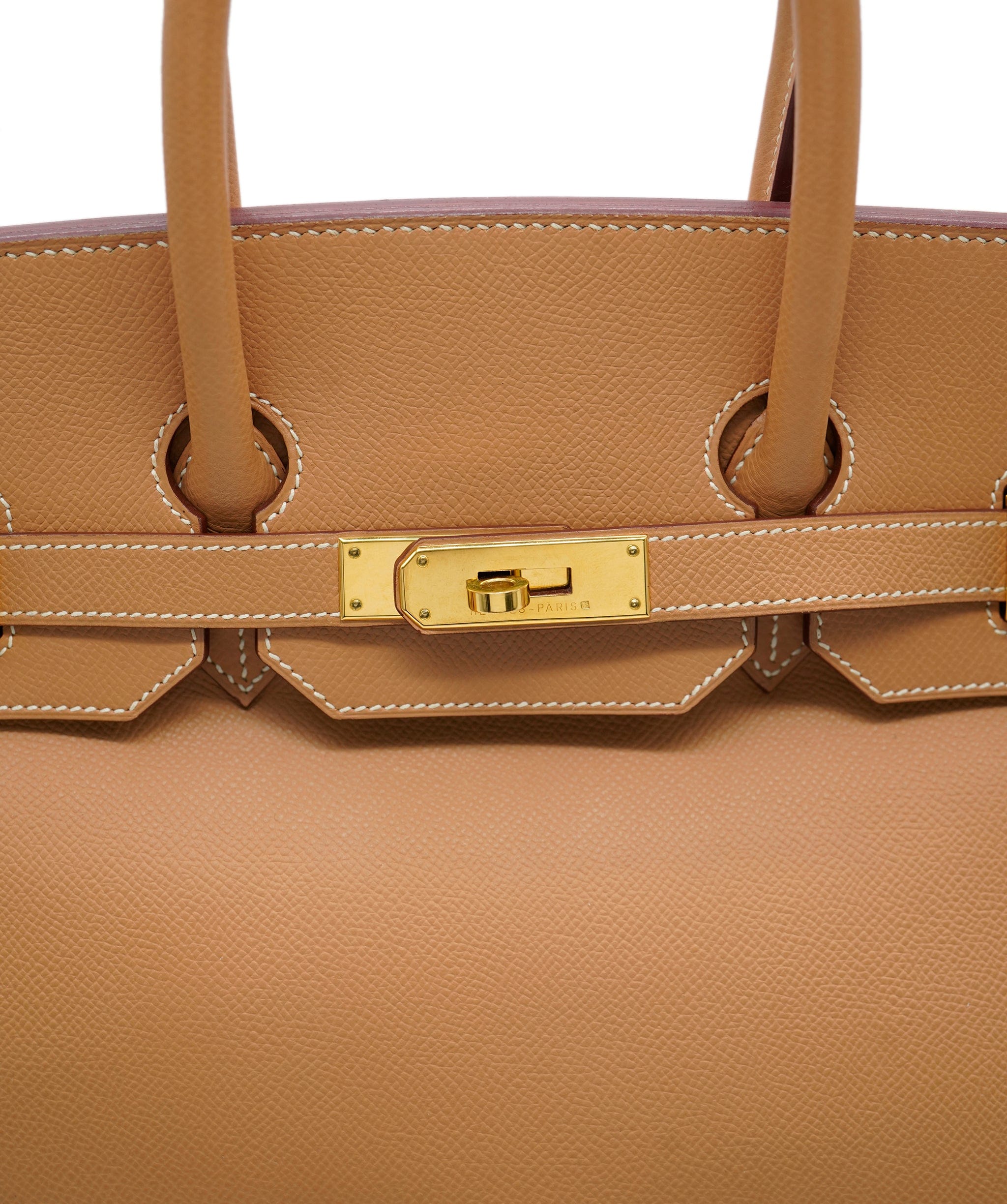 Hermès Hermes Birkin 35 Cushbel Epson natural C carved RJL1937