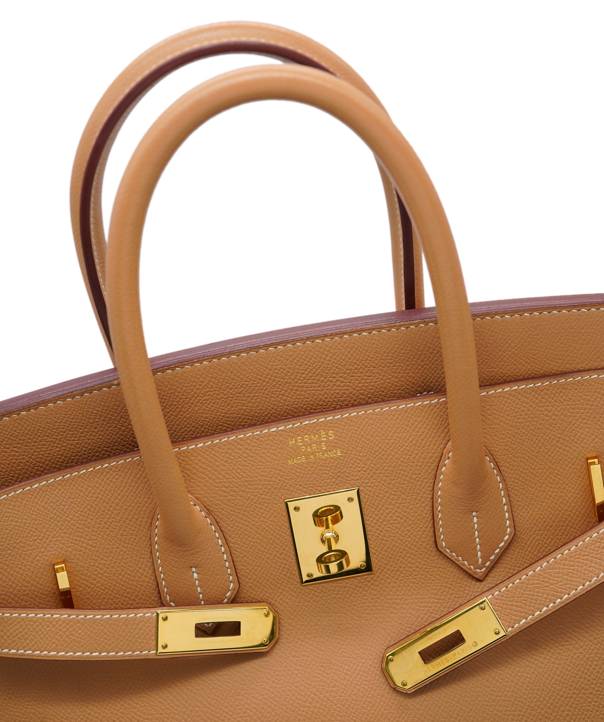 Hermès Hermes Birkin 35 Cushbel Epson natural C carved RJL1937