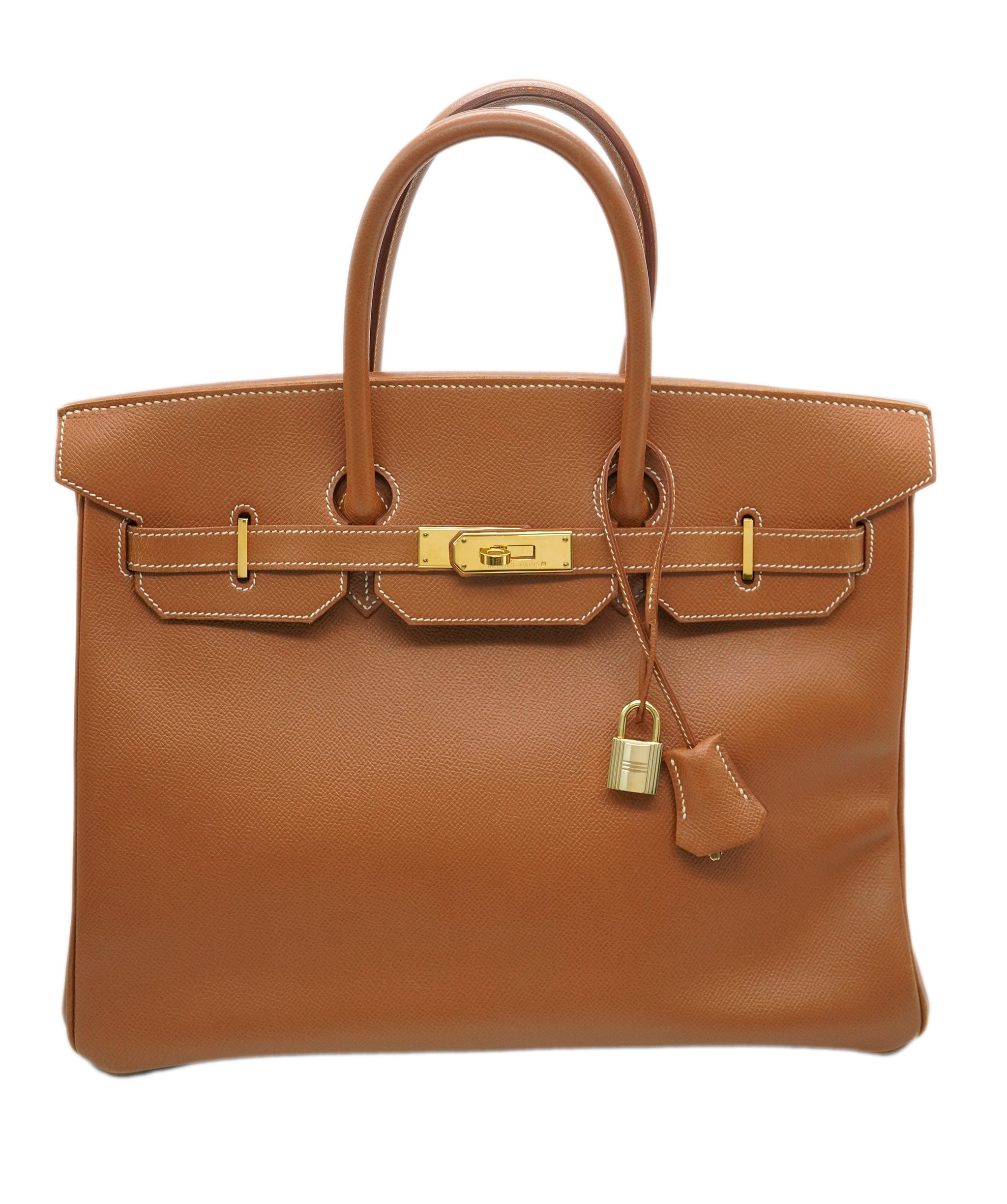 Hermès Hermes Birkin 35 Epsom Gold GHW  ALC1525