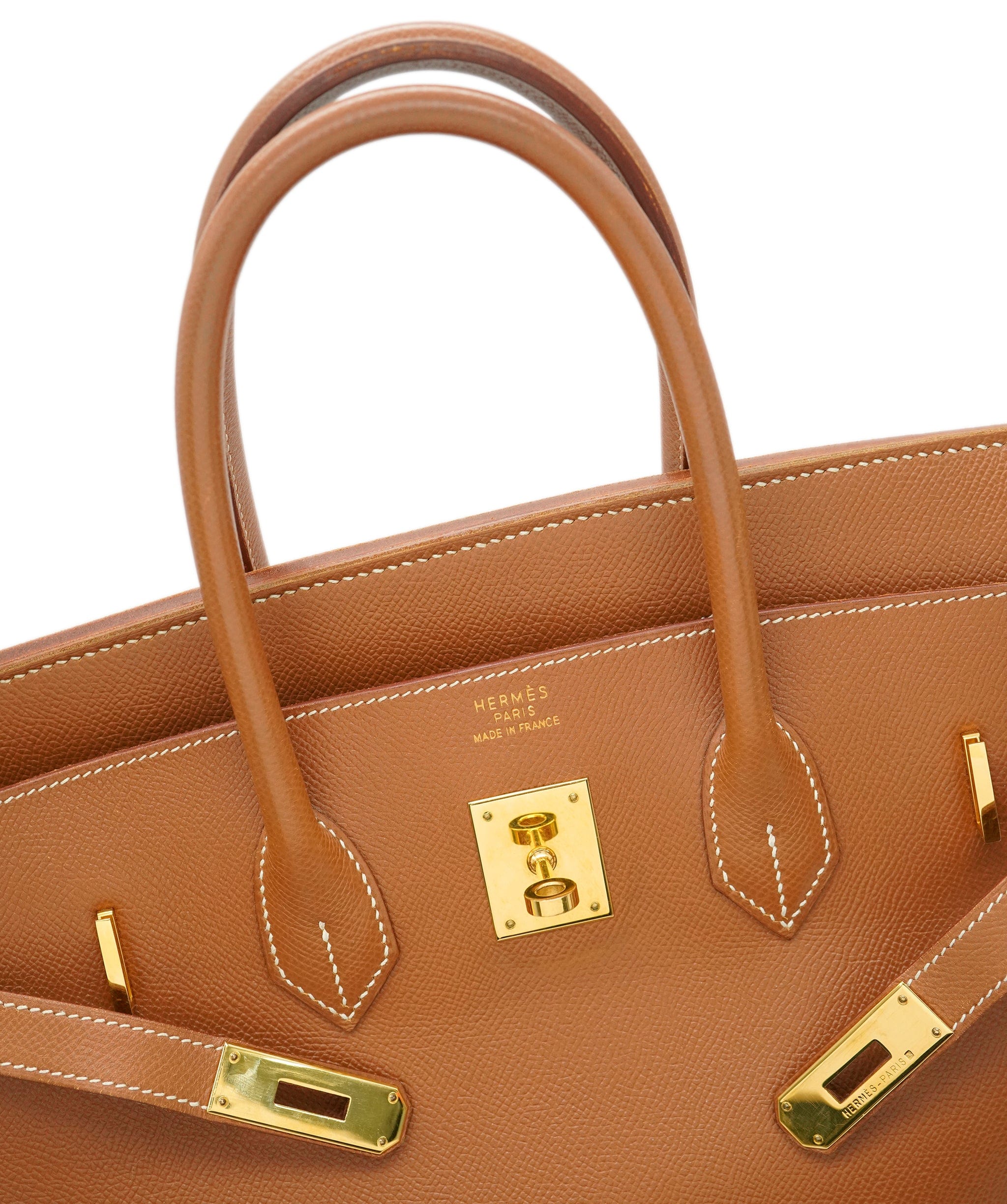 Hermès Hermes Birkin 35 Epsom Gold GHW  ALC1525