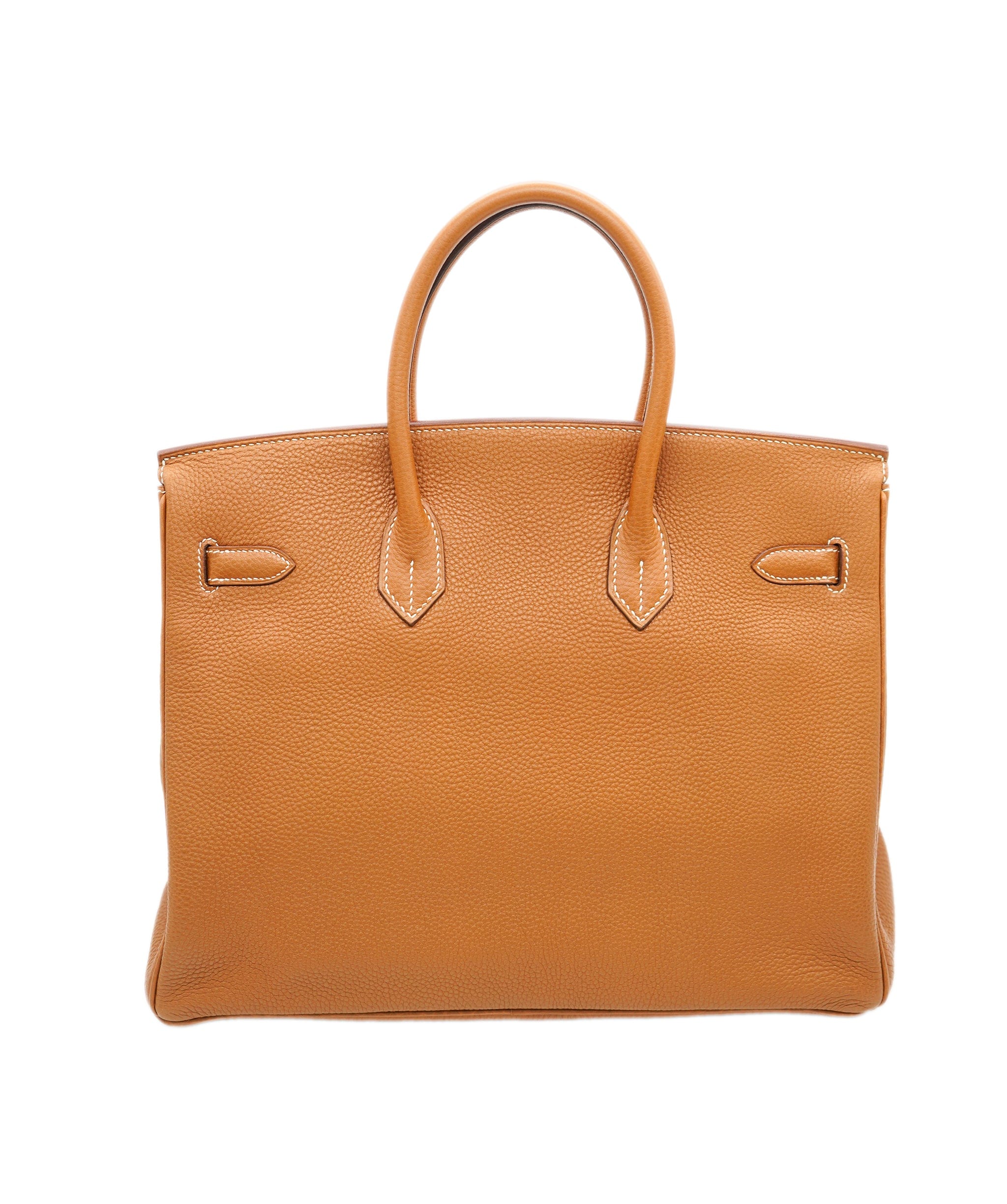 Hermès HERMES BIRKIN 35 GOLD COUCHEVEL HAND BAG 〇Z 90246979 DBXS0649