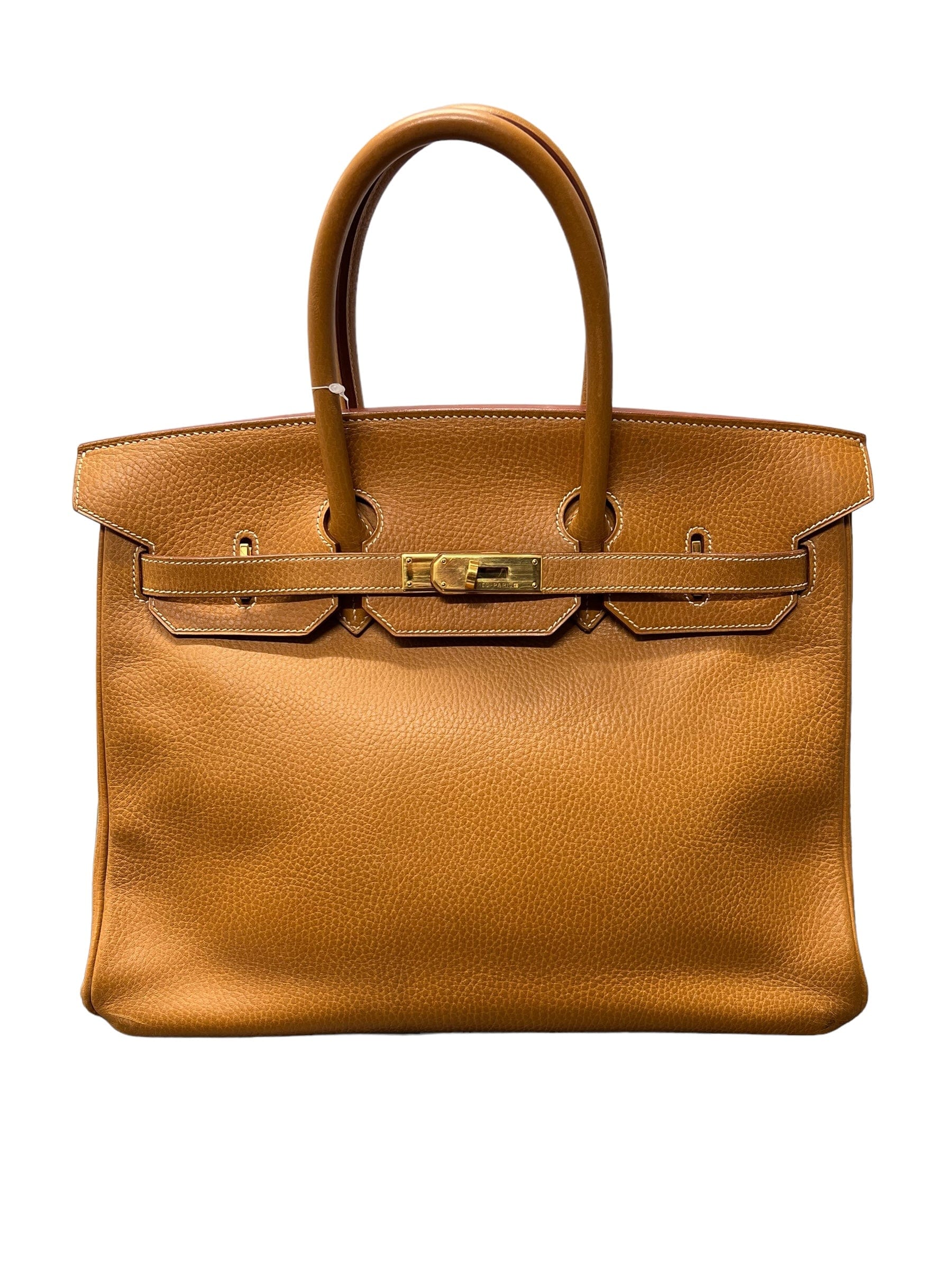 Hermès Hermès Birkin 35 Natural Ardennes GHW #B SKC-B0504B7CV3