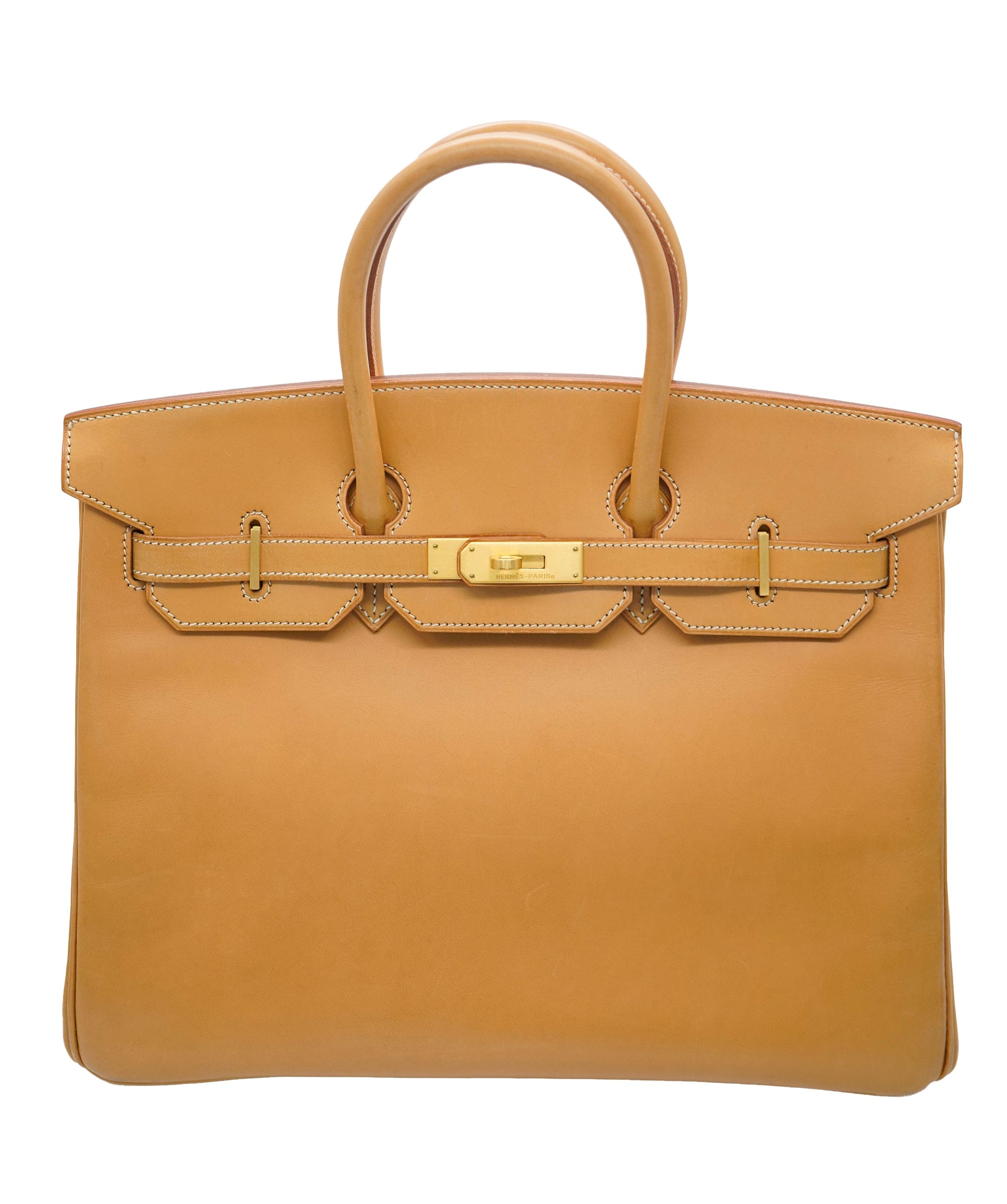 Hermès Hermes birkin 35 natural barenia GHW - AJC0691