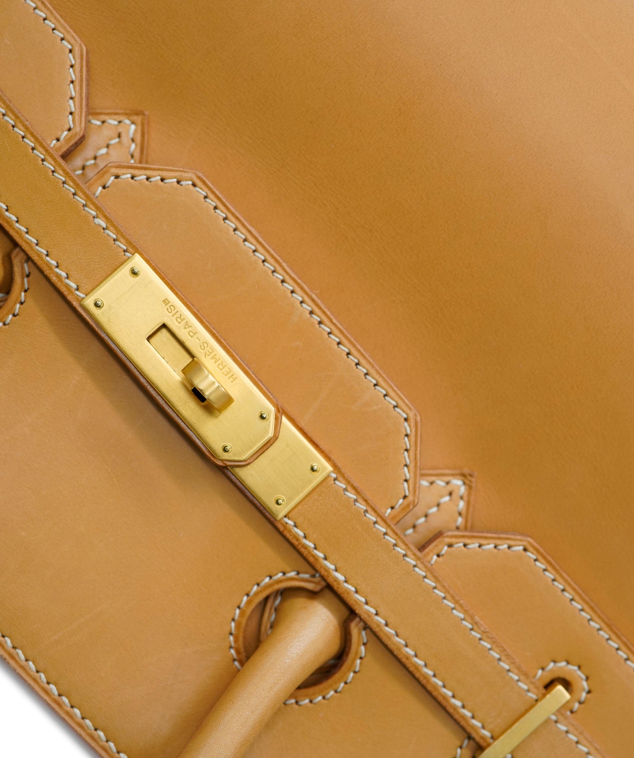 Hermès Hermes birkin 35 natural barenia GHW - AJC0691