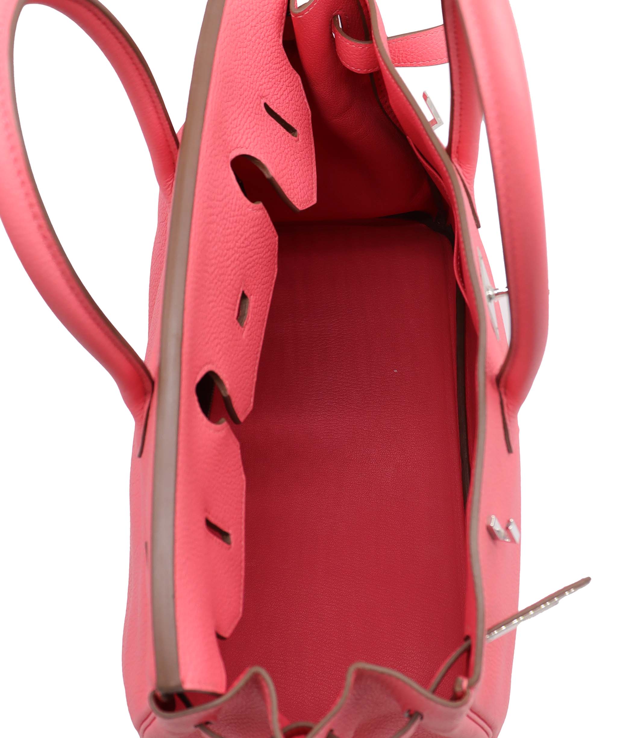 Hermès Hermes Birkin 35 Rose Lipstick Togo PHW AGC3534