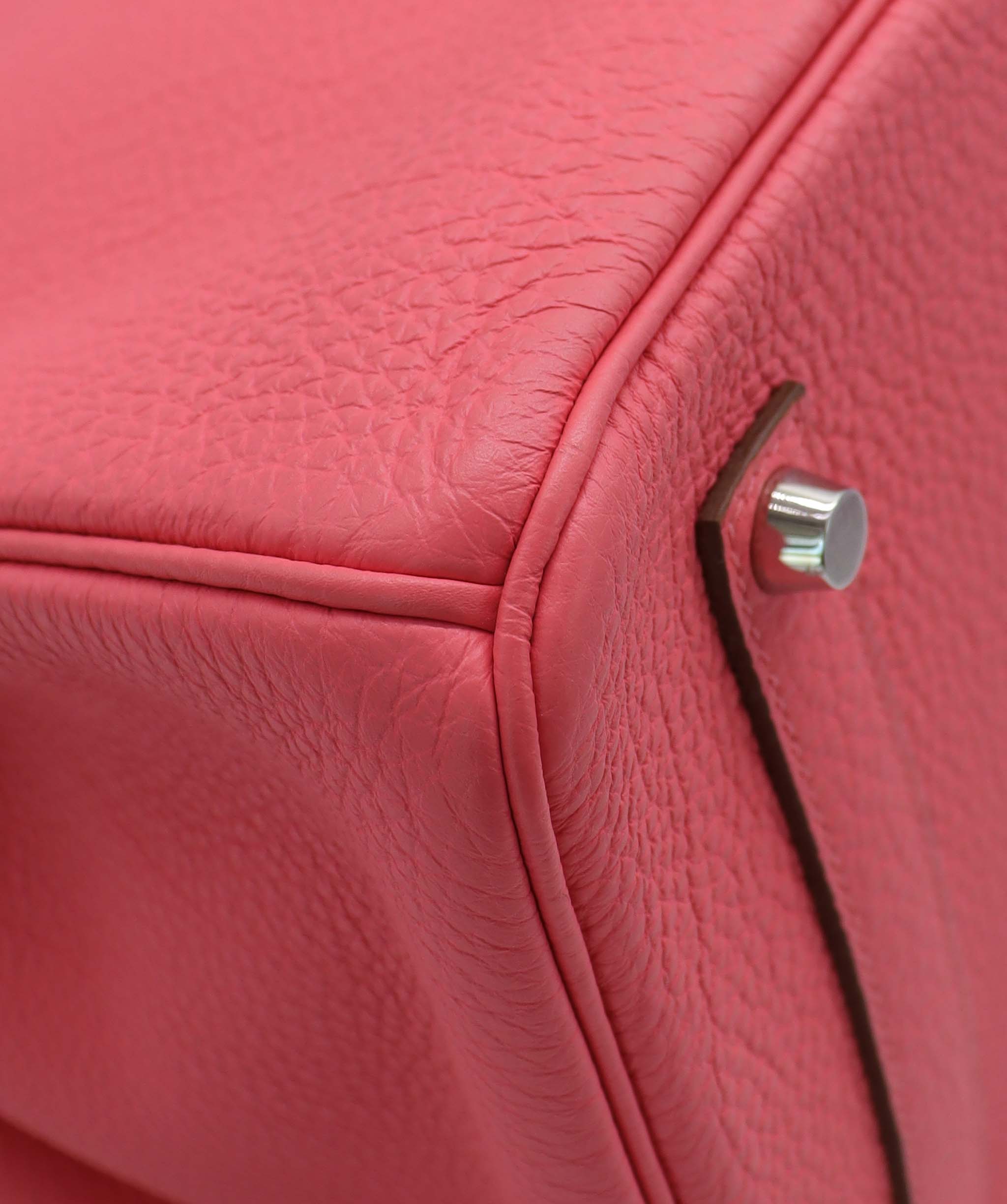 Hermès Hermes Birkin 35 Rose Lipstick Togo PHW AGC3534