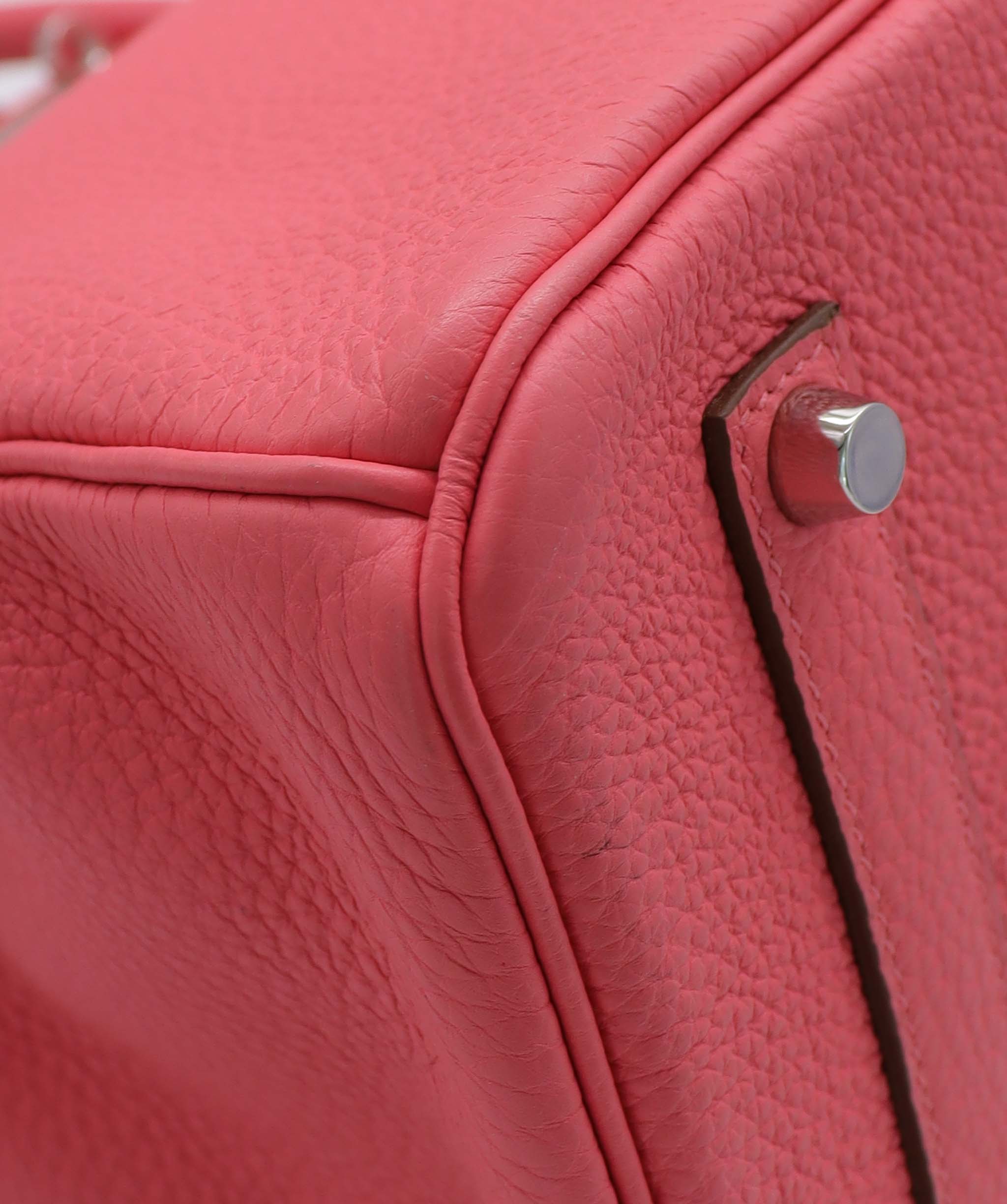 Hermès Hermes Birkin 35 Rose Lipstick Togo PHW AGC3534