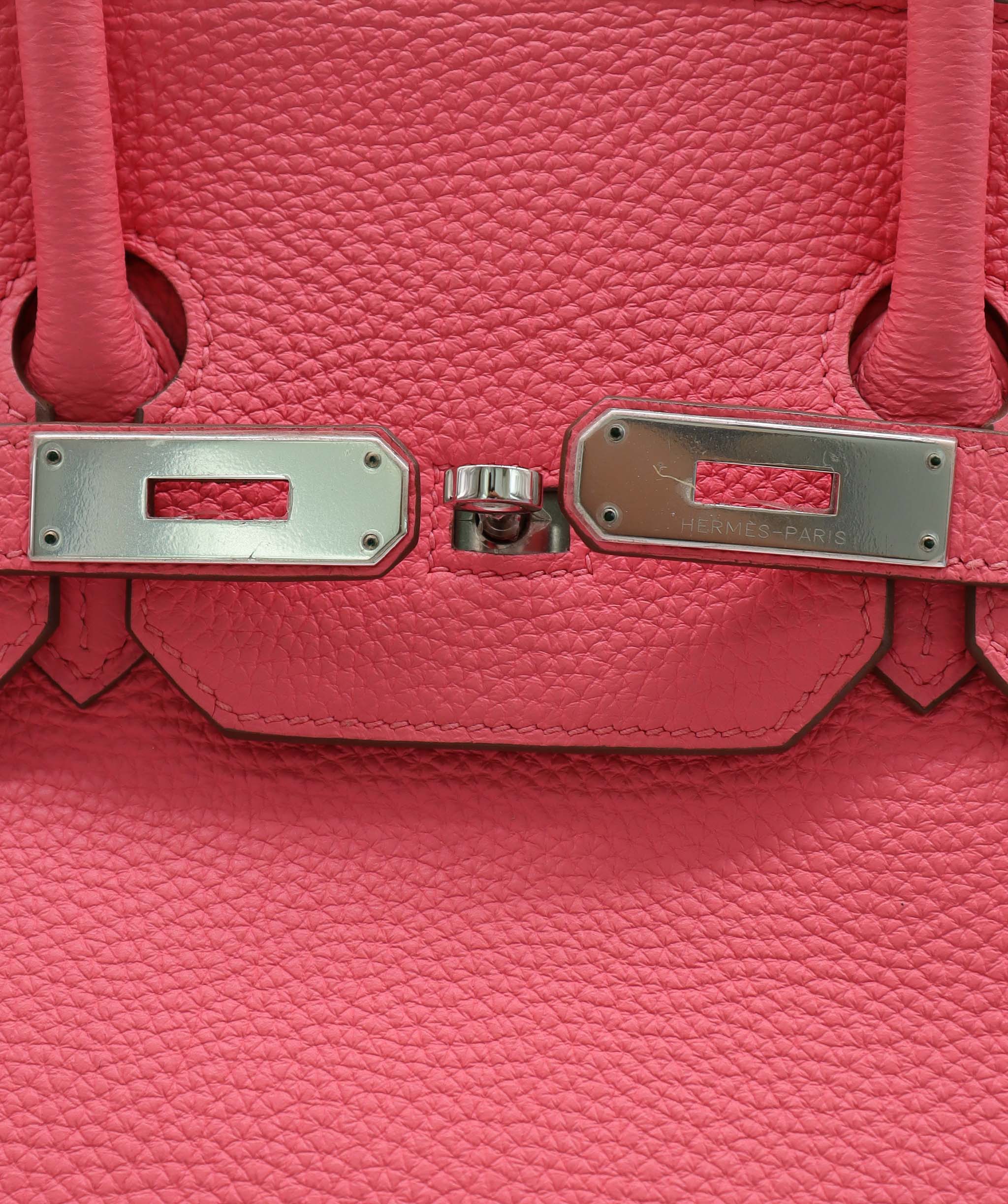 Hermès Hermes Birkin 35 Rose Lipstick Togo PHW AGC3534