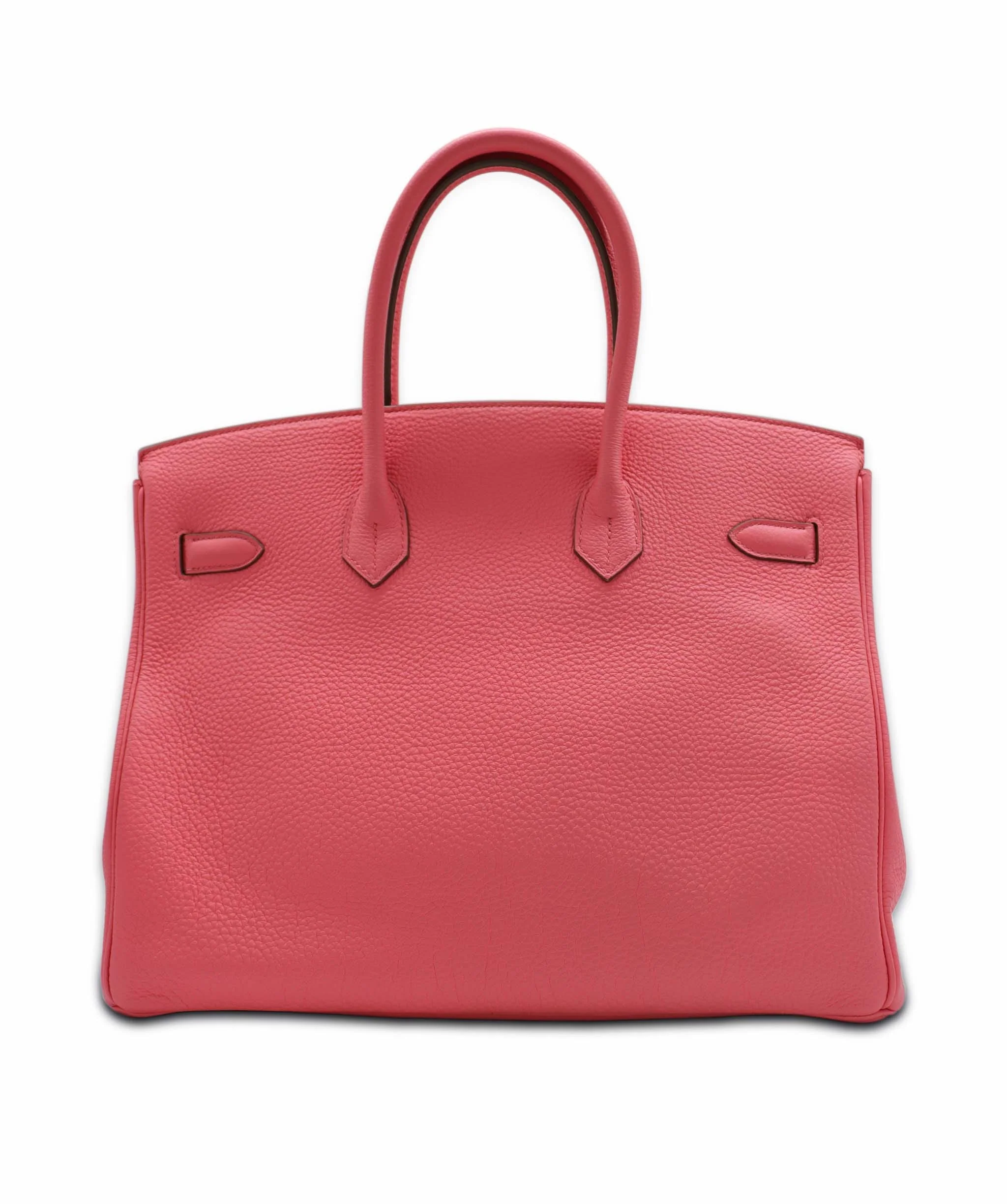 Hermès Hermes Birkin 35 Rose Lipstick Togo PHW AGC3534