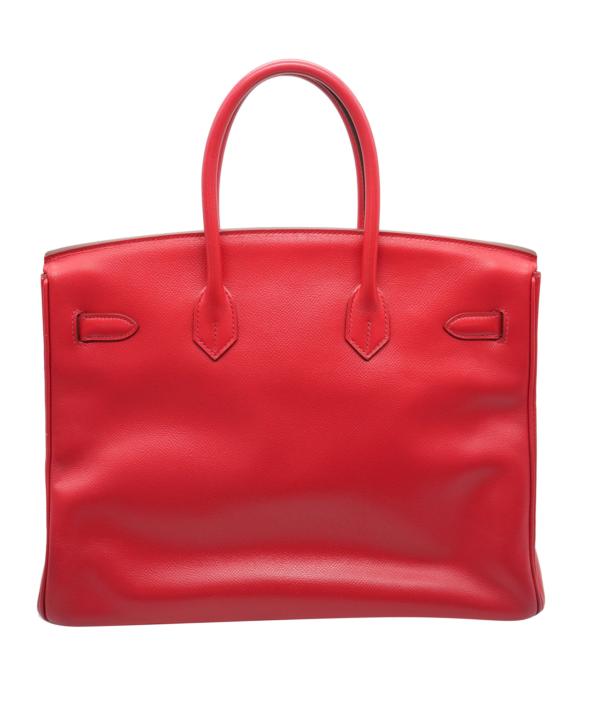 Hermès Hermes Birkin 35 Rouge Casaque Epsom Leather PHW  AGC1662