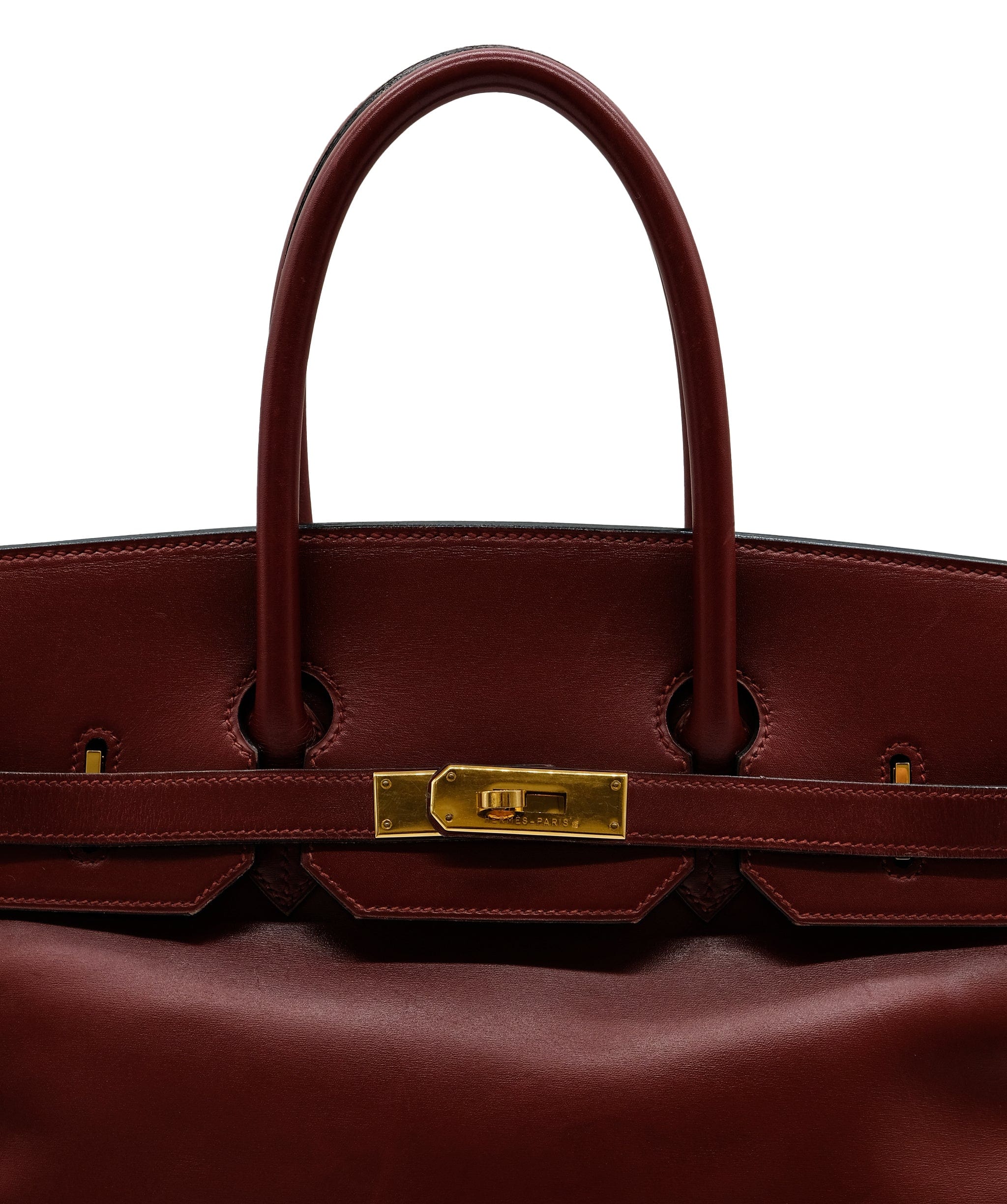 Hermès HERMES BIRKIN 35 ROUGE H BOXCALF □A DXBS0128