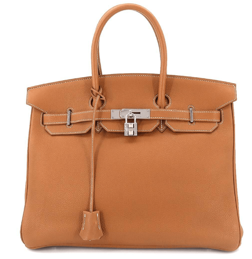 Hermès Hermes Birkin 35 Togo gold ?F stamp ASL8706