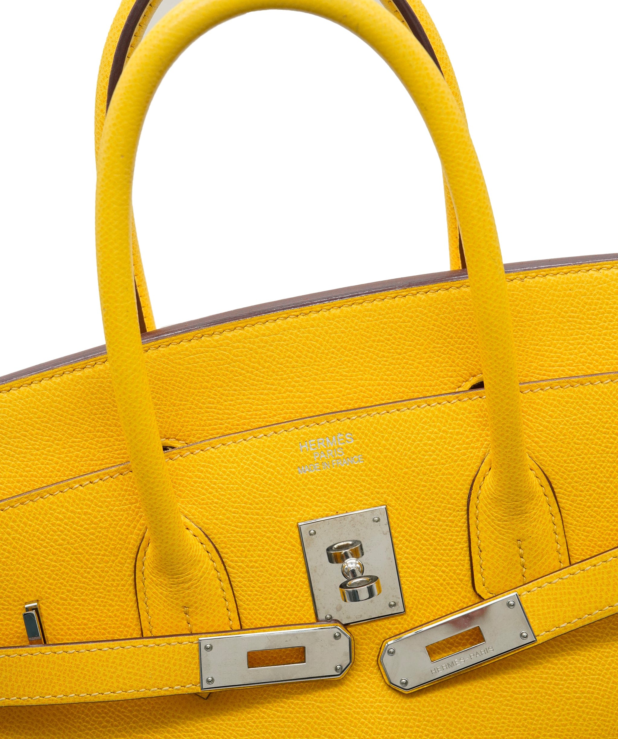 Hermès Hermes Birkin 35 Vaux Epsom Jaune  ASC5087