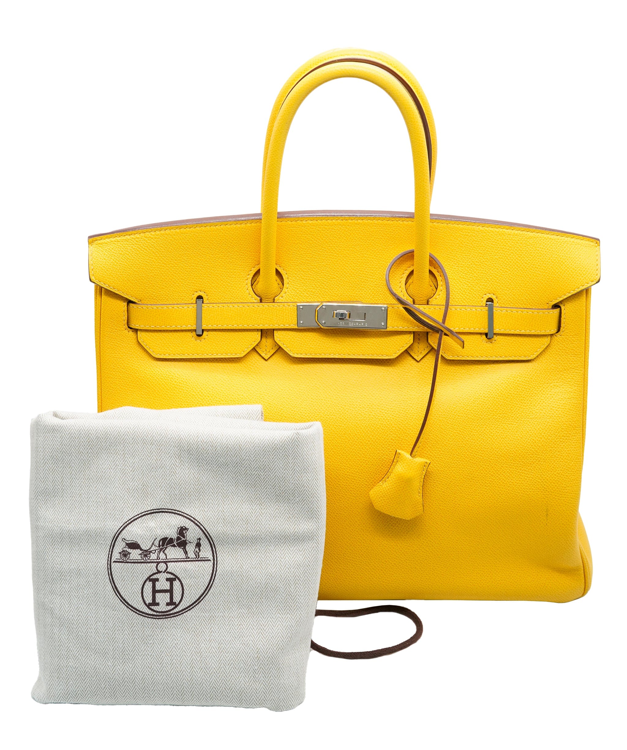 Hermès Hermes Birkin 35 Vaux Epsom Jaune  ASC5087