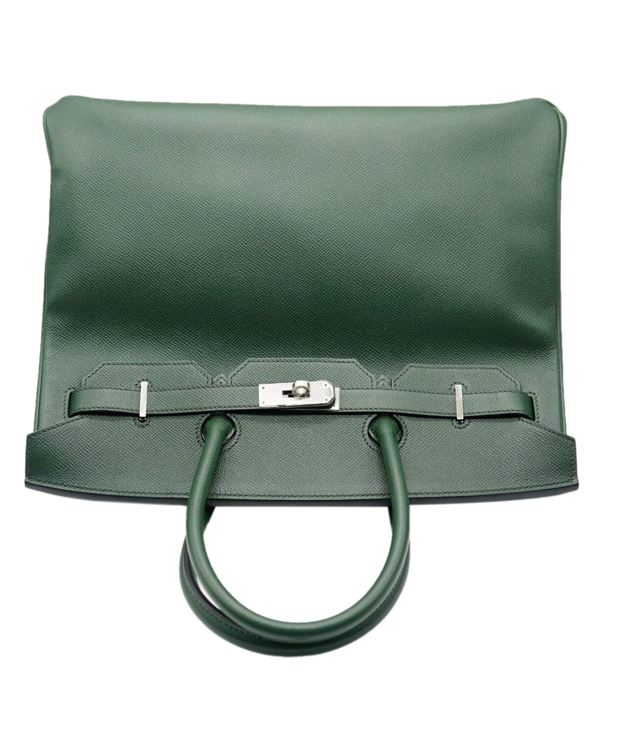 Hermès Hermes Birkin 35 Vert Anglais Epsom PHW #R ASL8909