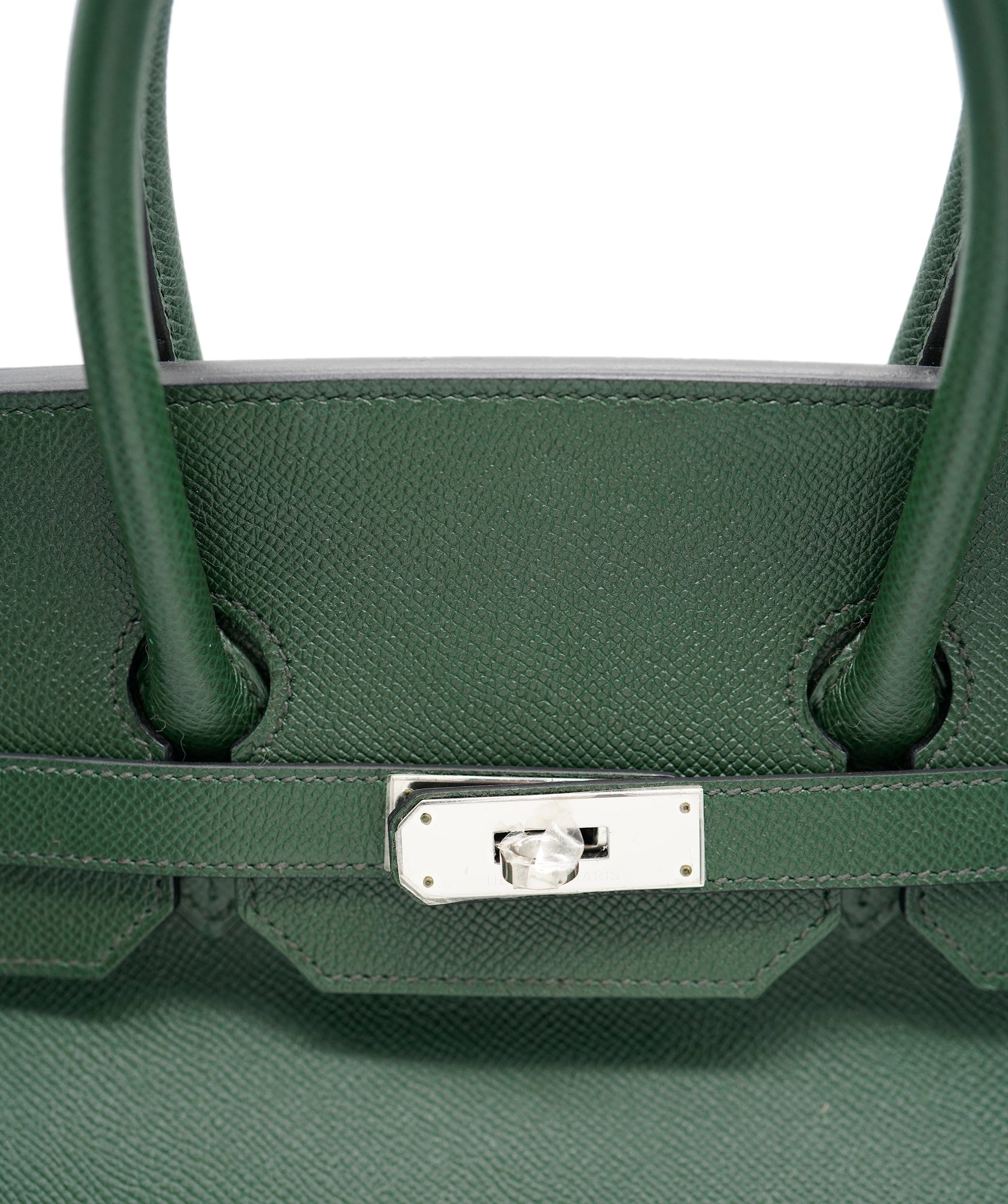 Hermès Hermes Birkin 35 Vert Anglais Epsom PHW #R ASL8909